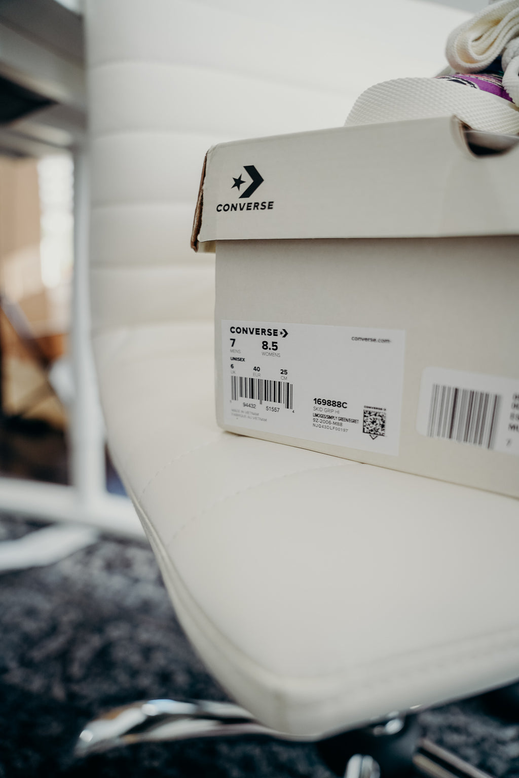 Converse Skid Grip Hi Fear Of God  Sz 7