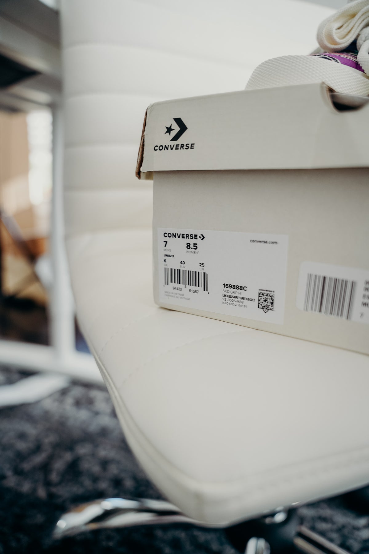 Converse Skid Grip Hi Fear Of God  Sz 7