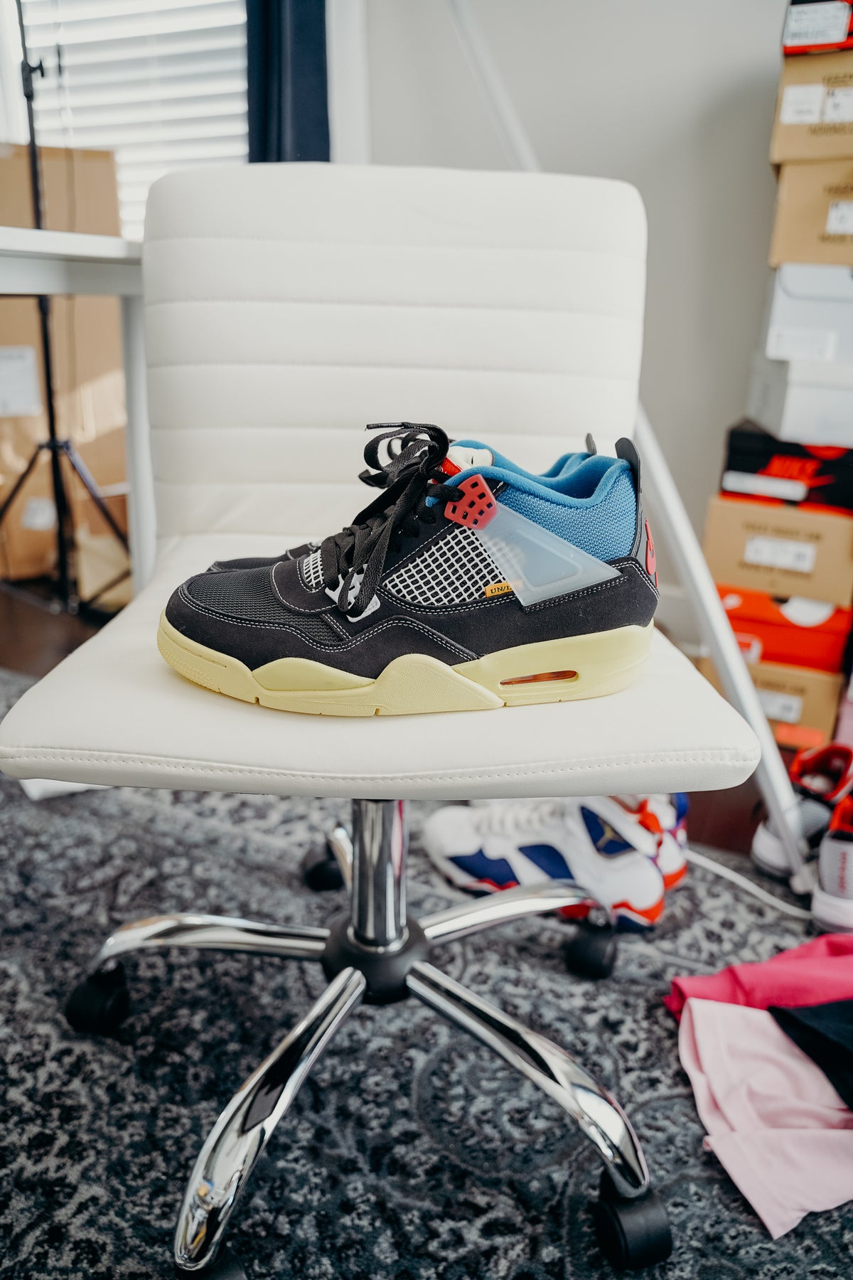 Jordan 4 Retro Union Off Noir Sz 11