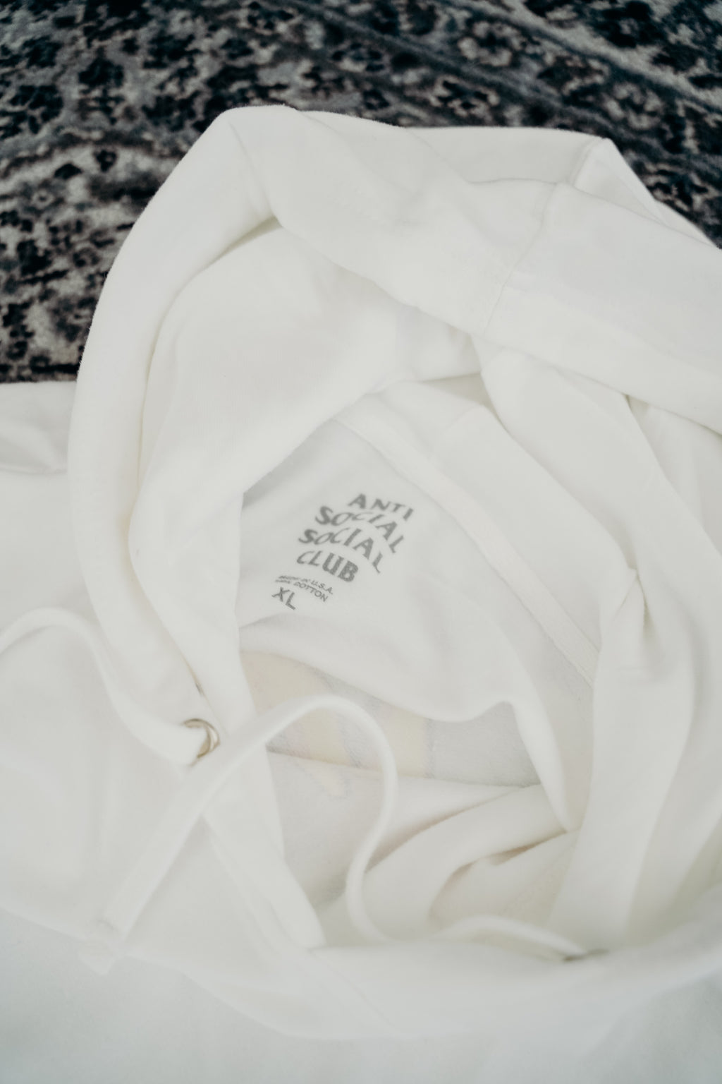 White ASSC Hoodie Size XL