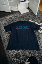 Load image into Gallery viewer, Supreme Nuova York Tee Navy Sz XL
