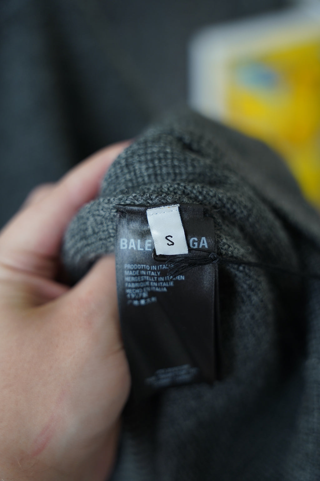 Balenciaga Logo Hoodie Sweater  Sz S