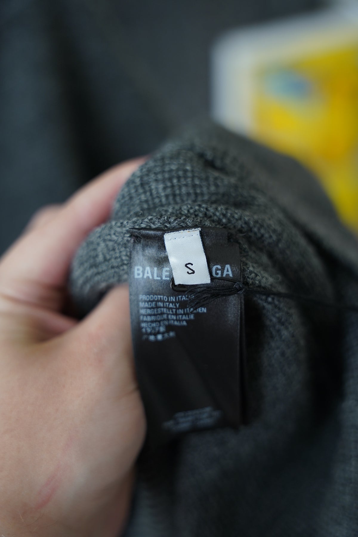 Balenciaga Logo Hoodie Sweater  Sz S