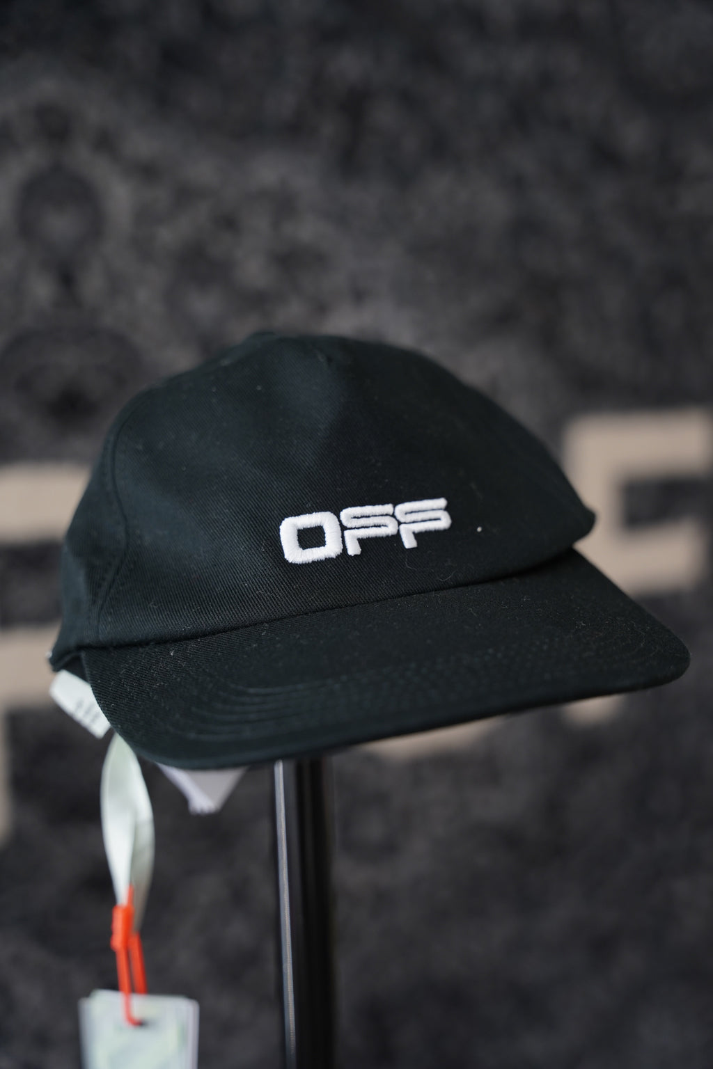 Off White Print Baseball Hat