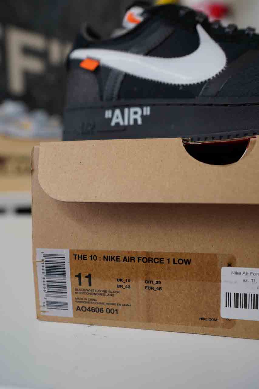 Off White Nike Air Force 1 Sz 11