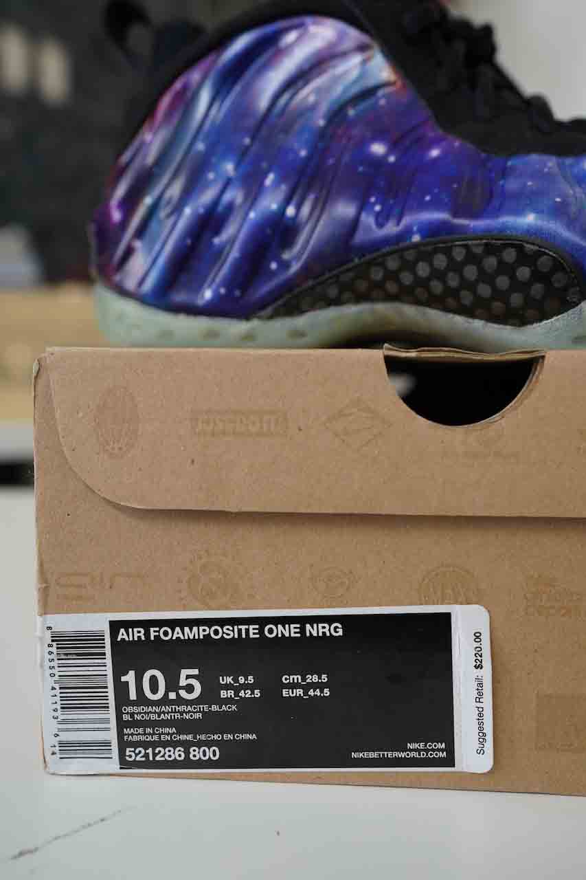 Nike Air Foamposite One NRG Galaxy Sz 10.5