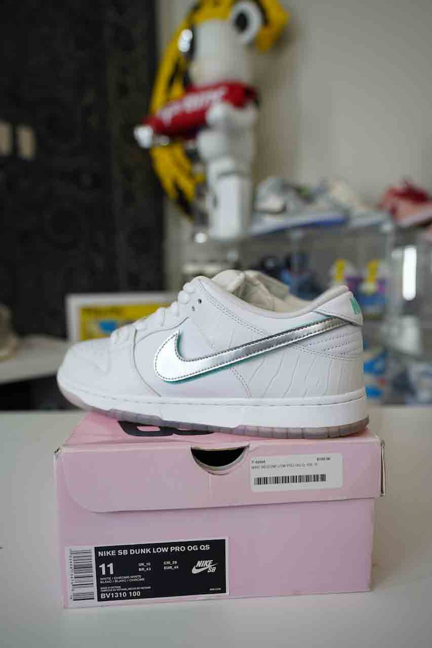 Nike Dunk Low Pro OG QS Sb Diamond Sz 11