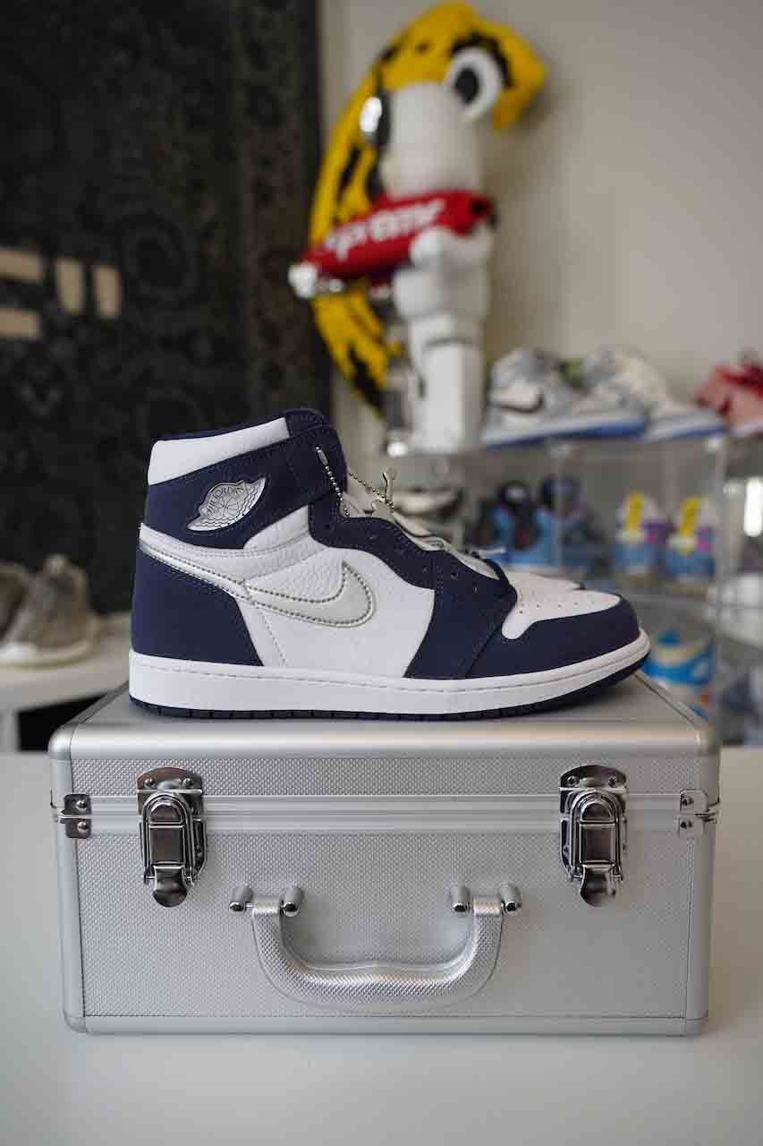 Nike Air Jordan 1 Japan Midnight Navy Special Box/Case Sz 11
