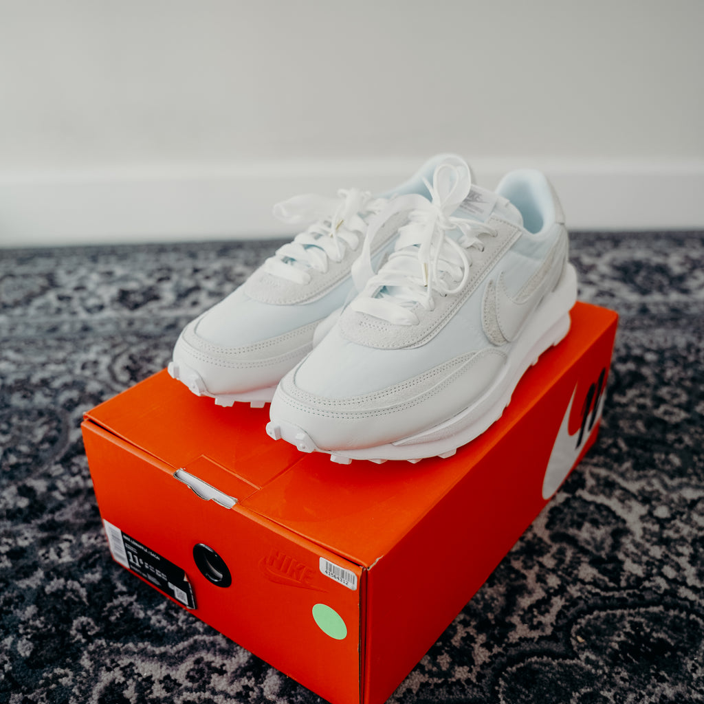LDWaffle  “Sacai - White Nylon” Sz 11.5