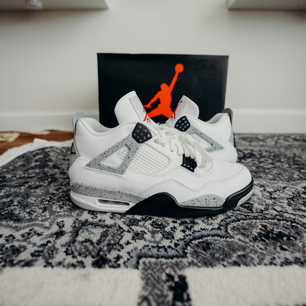 Jordan 4 White Cement Sz 11