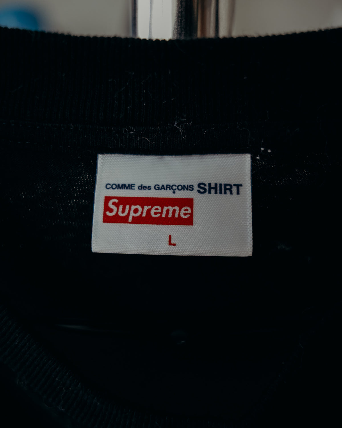 Supreme CDG Box Logo Sz L