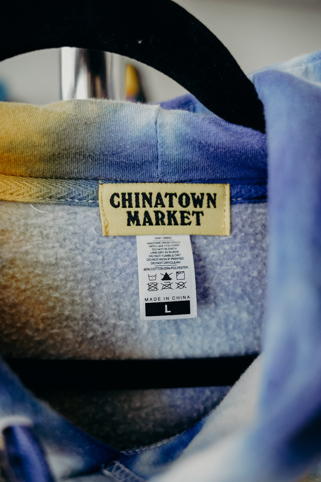 Chinatown Market Tie Die Hoodie Sz L