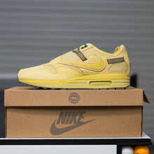 Load image into Gallery viewer, Nike Air Max 1 Travis Scott Cactus Jack Saturn Gold Sz 11.5
