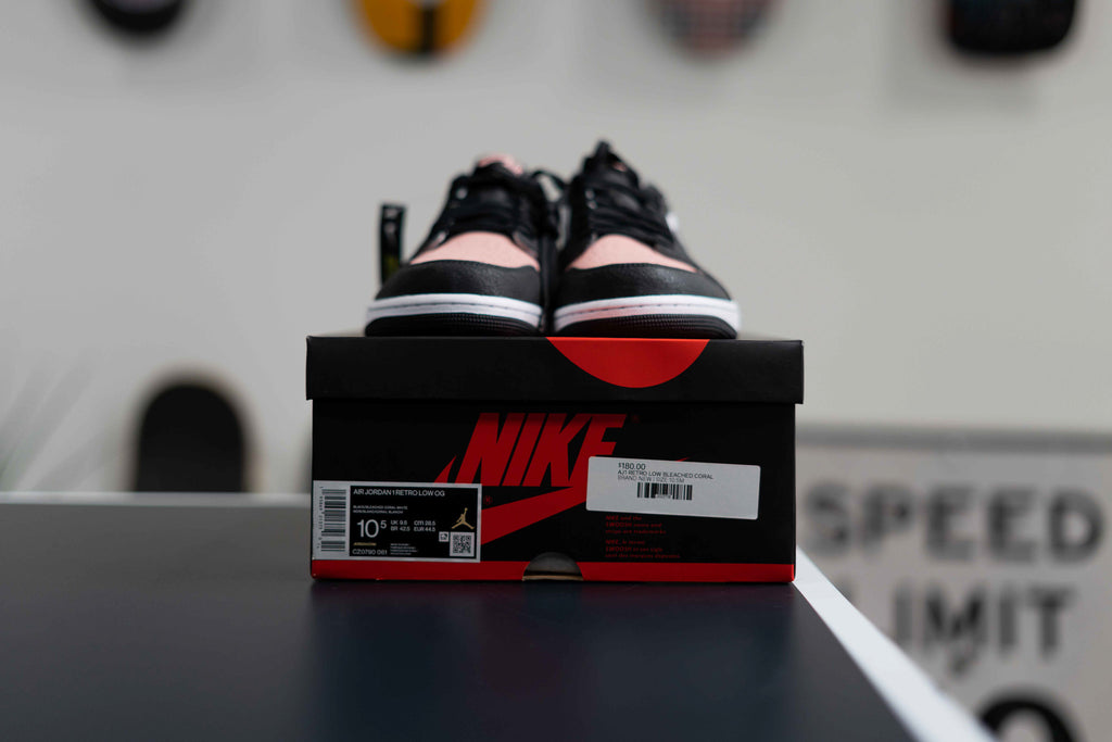 Jordan 1 Low OG Bleached Coral Sz 10.5