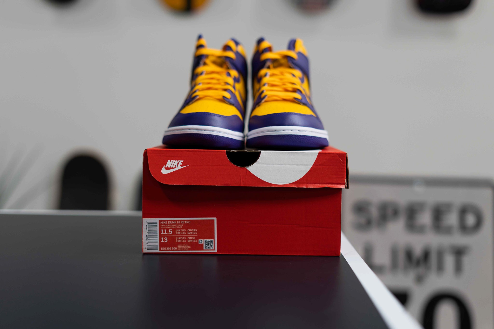 Nike Dunk High Lakers Sz 11.5