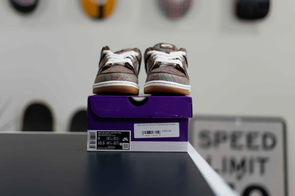 Nike SB Dunk Low Pro Paisley Sz 9