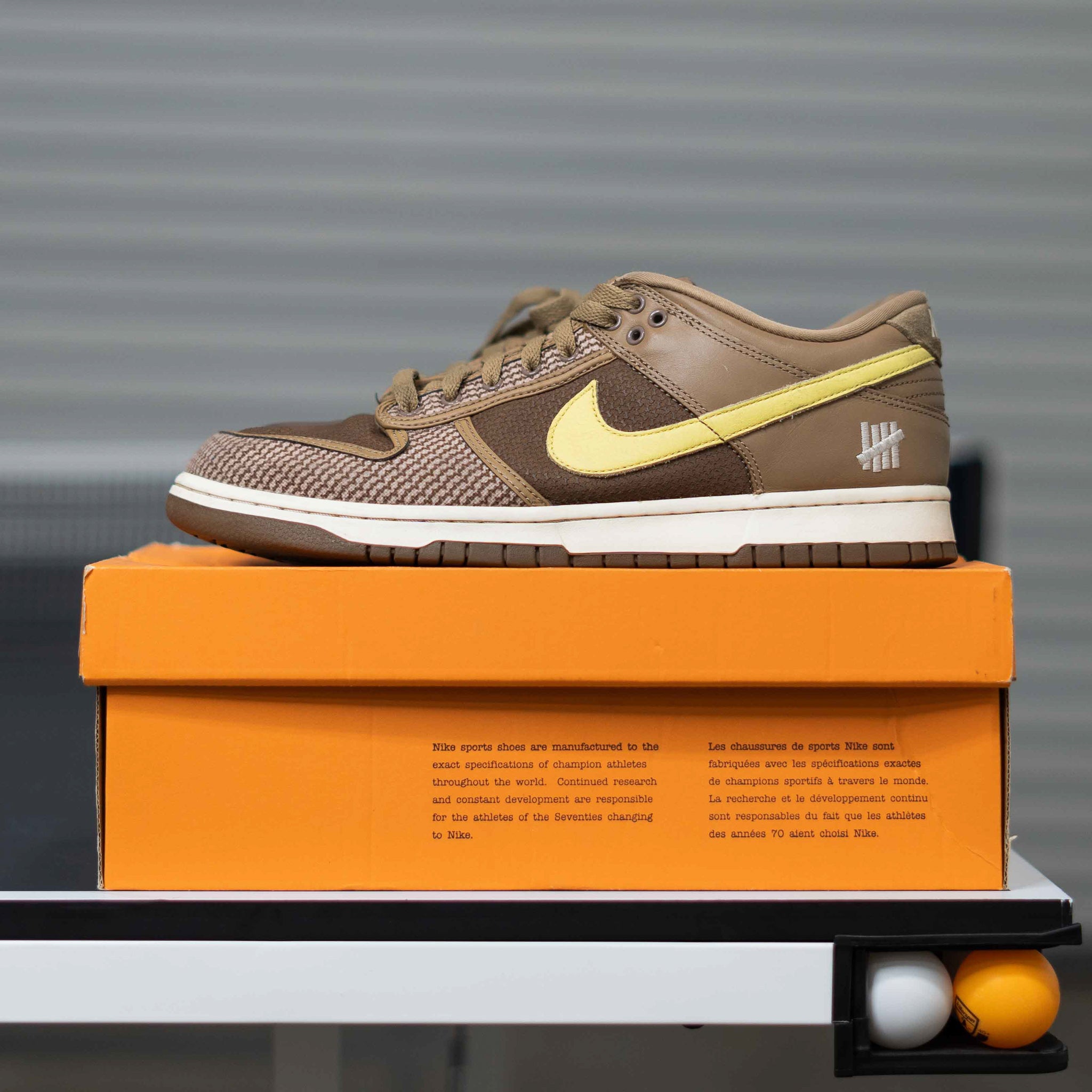 Nike Dunk Low SP Undefeated Sz 11 REPLACEMENT BOX