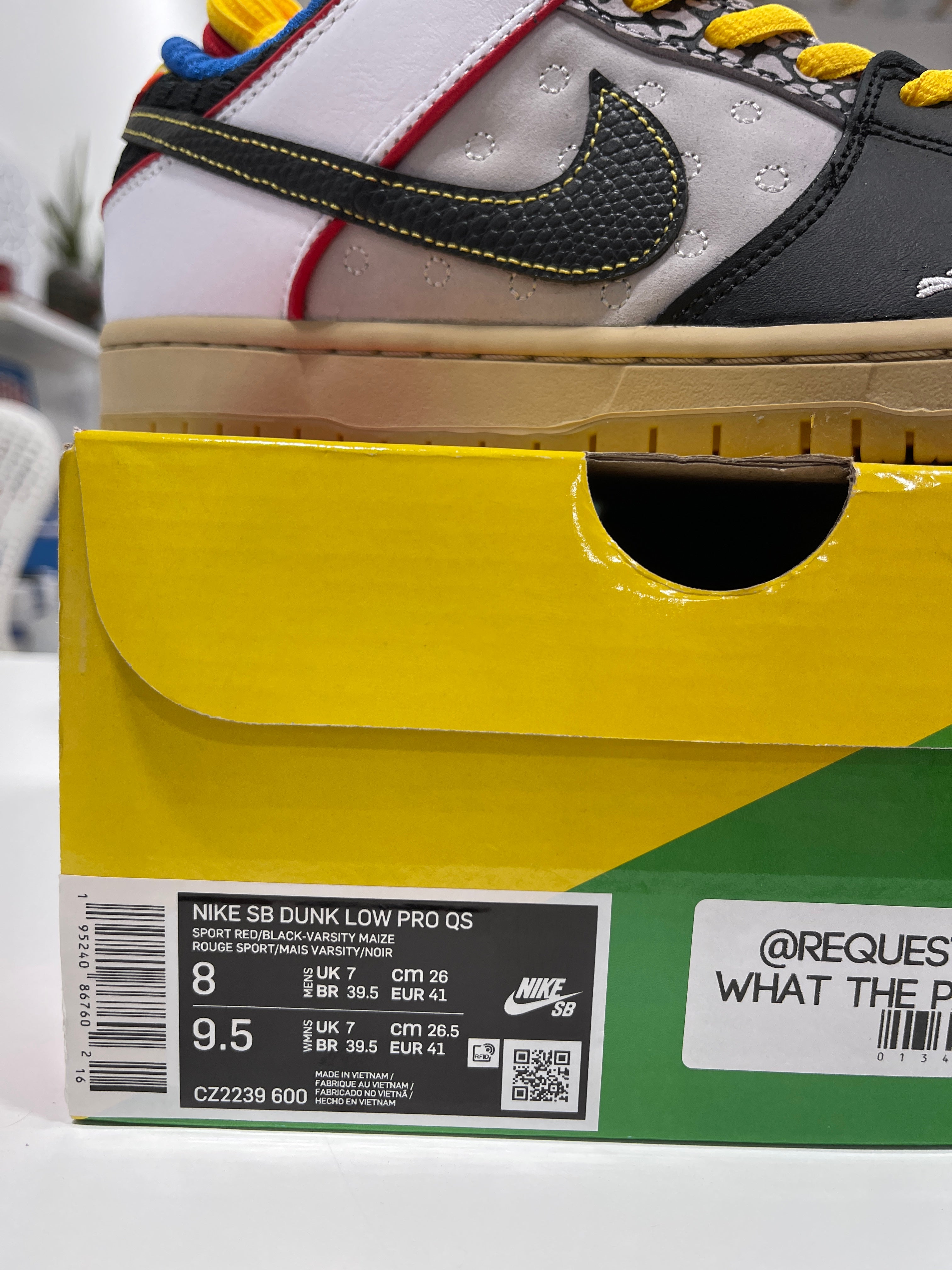 Nike SB Dunk Low What The Paul Sz 8