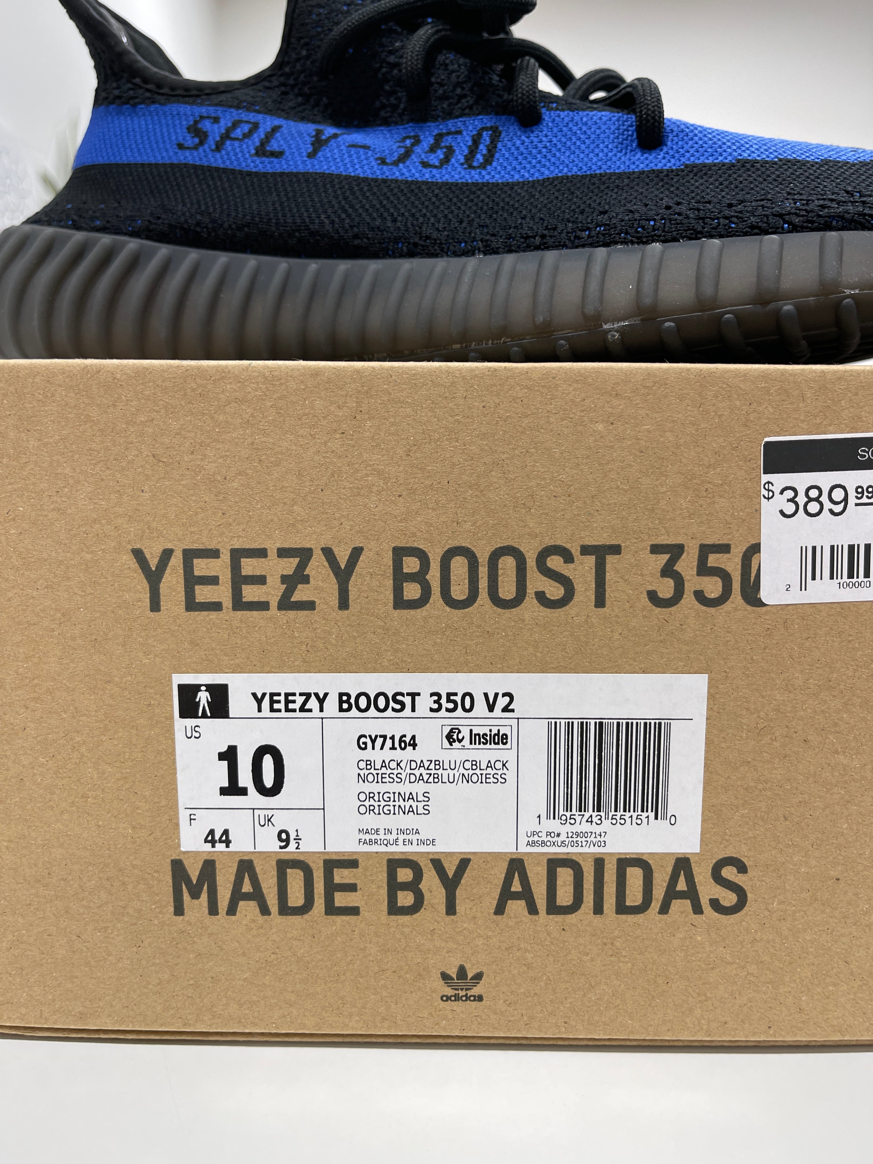 Yeezy 350 v2 Dazzling Blue Sz 10