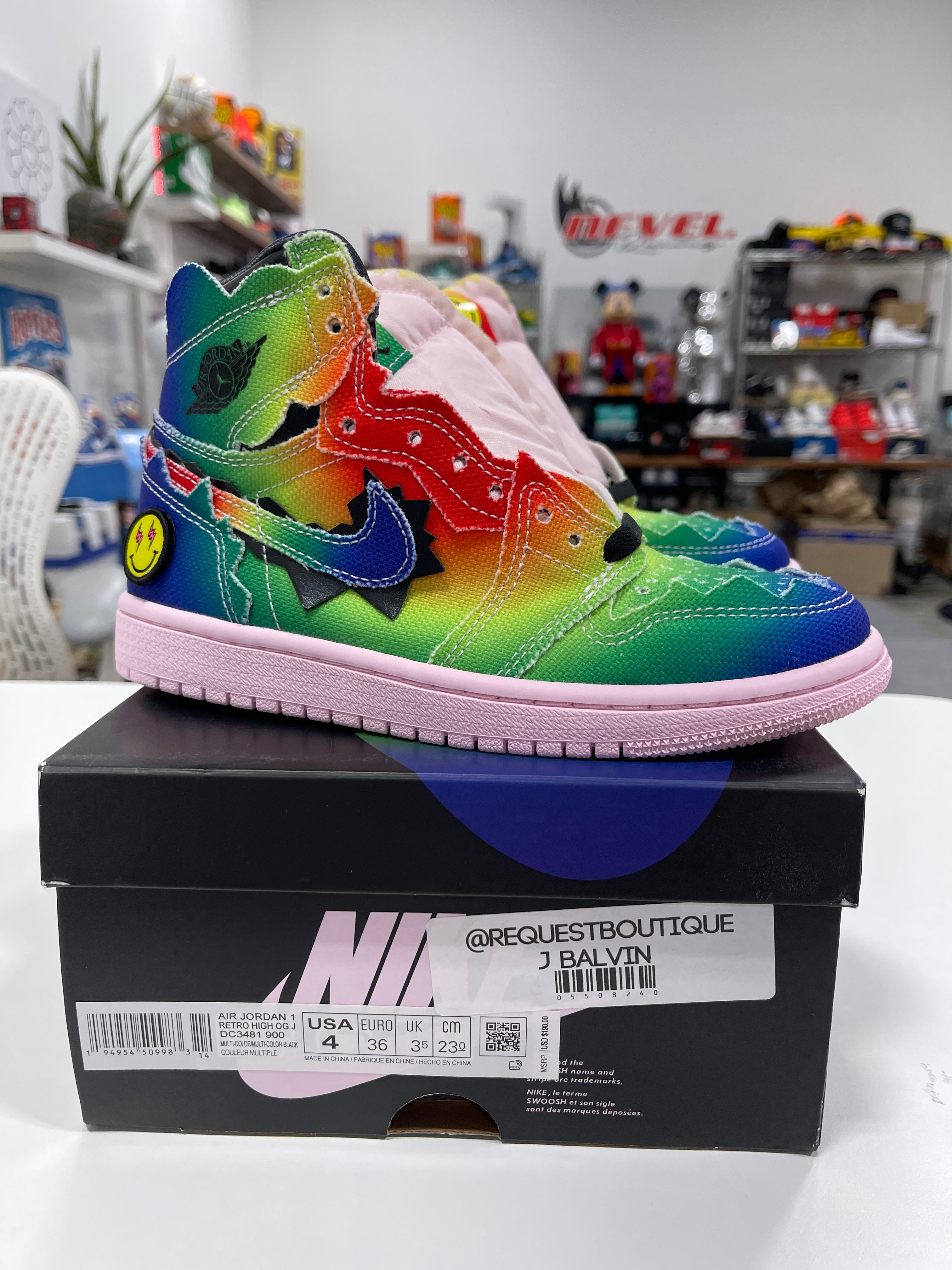 Jordan 1 J Balvin Sz 4
