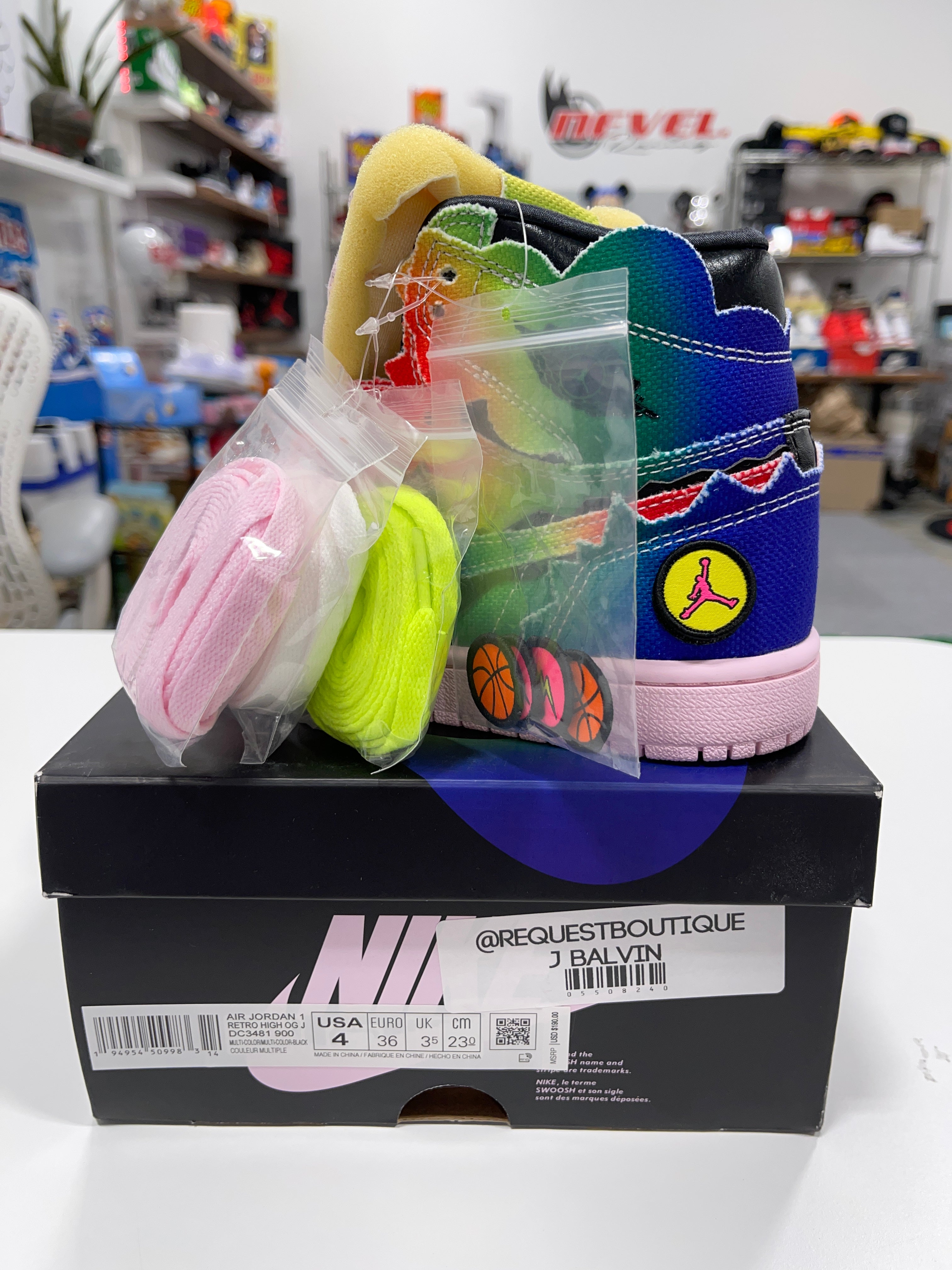 Jordan 1 J Balvin Sz 4