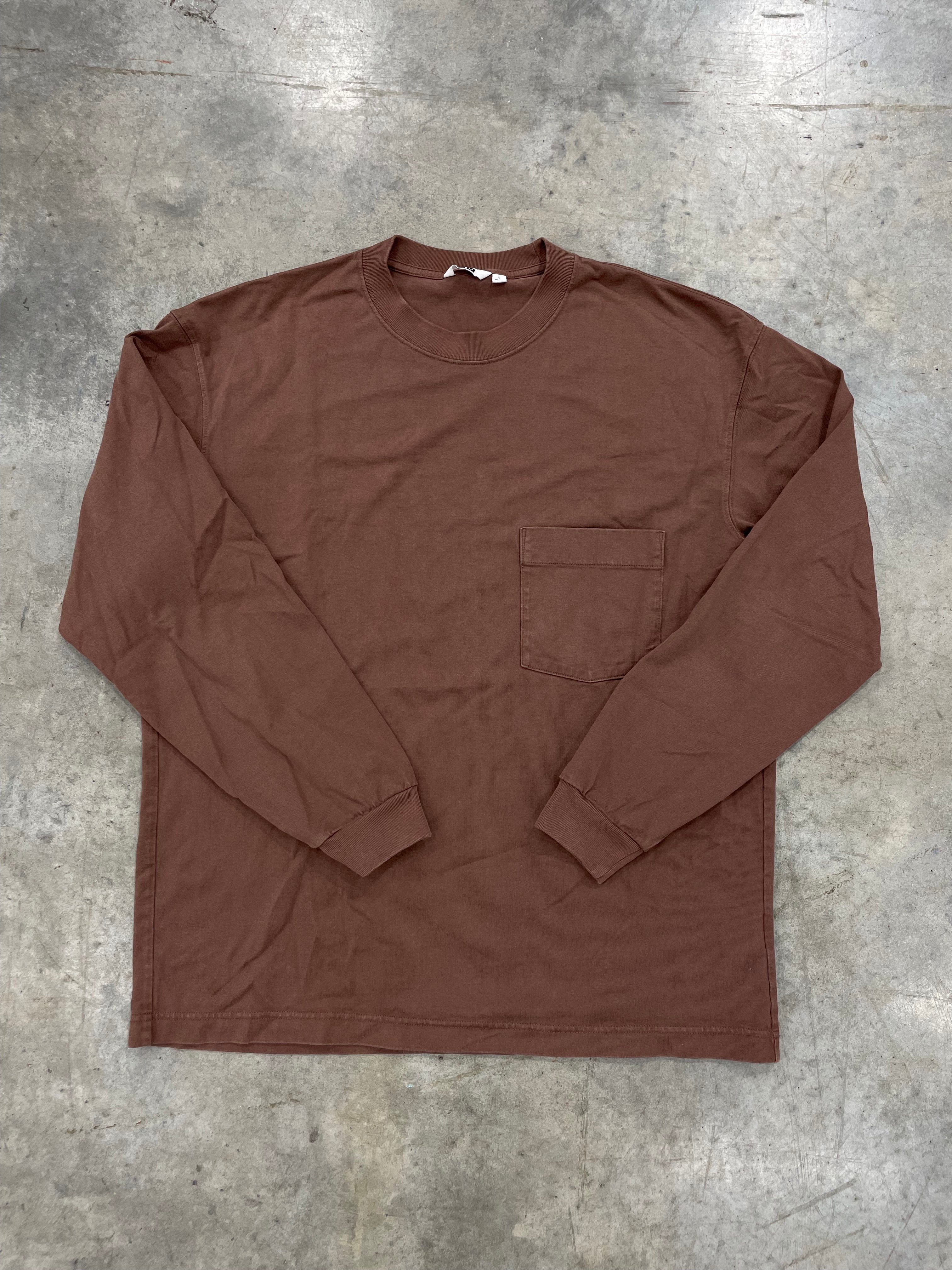 Uniqlo Long Sleeve Pocket Tee Sz L