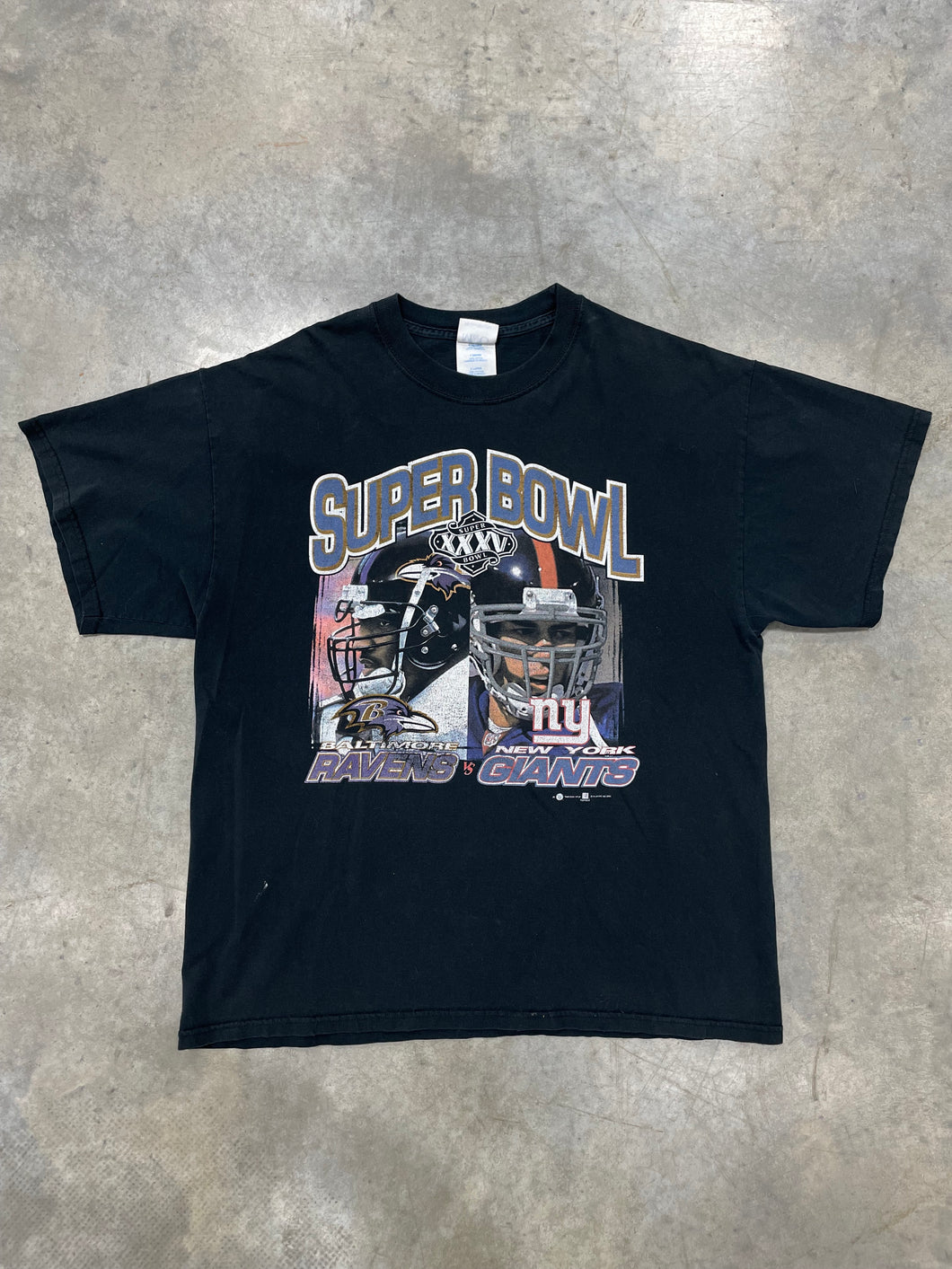 Vintage Ravens Super Bowl T-shirt Sz XL