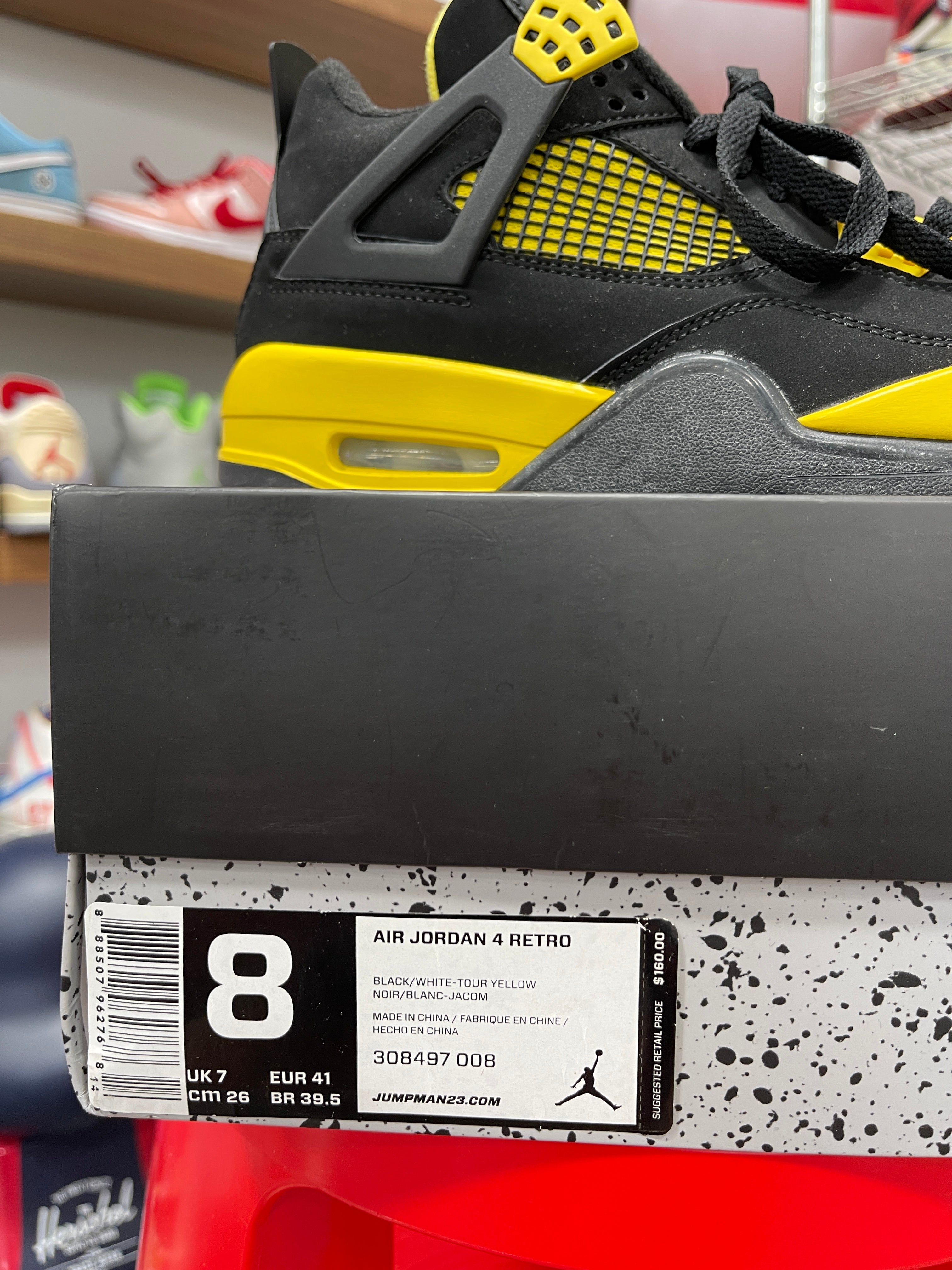Jordan 4 Thunder Sz 8