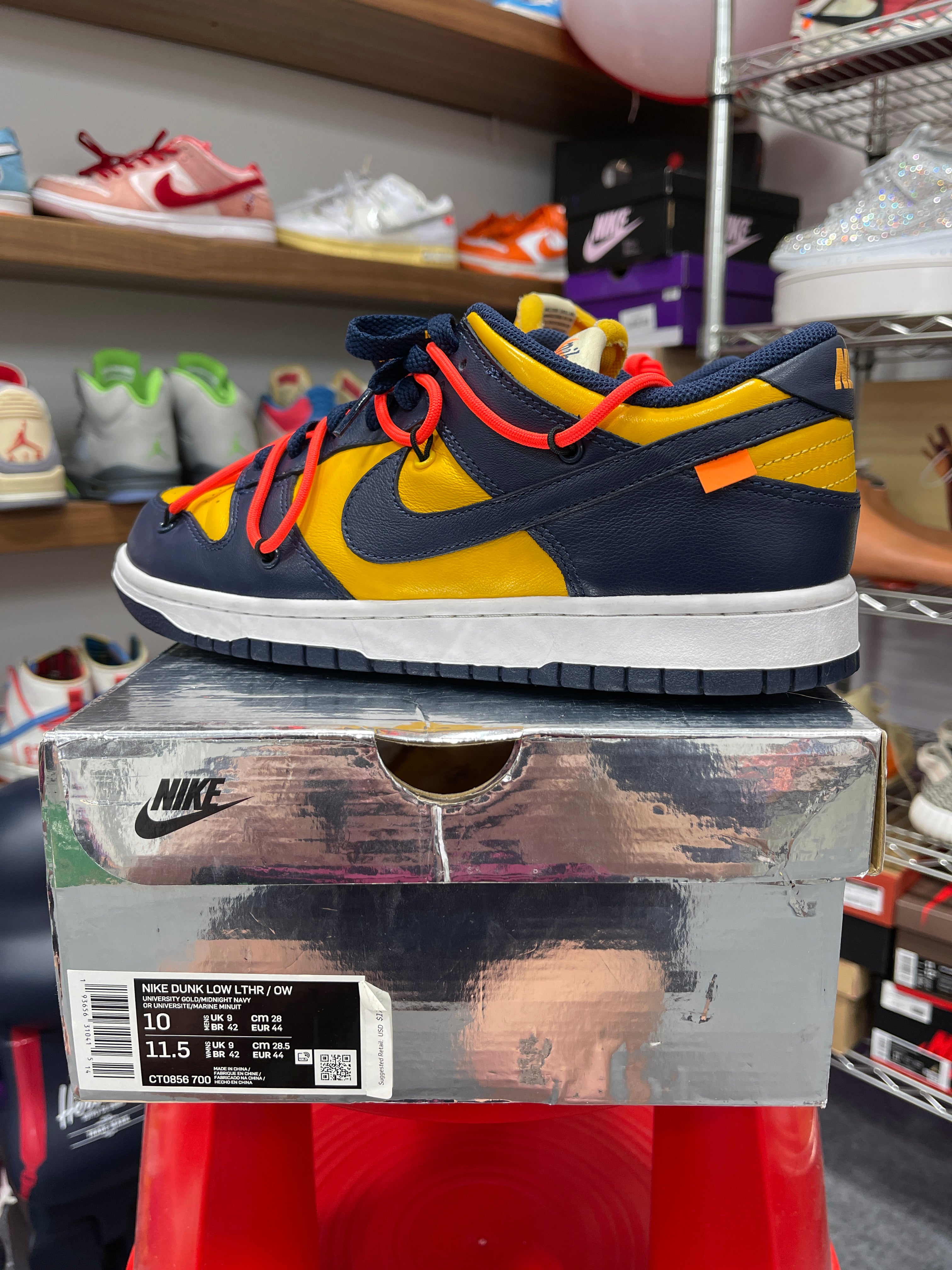 Off-White Dunk Michigan Sz 10