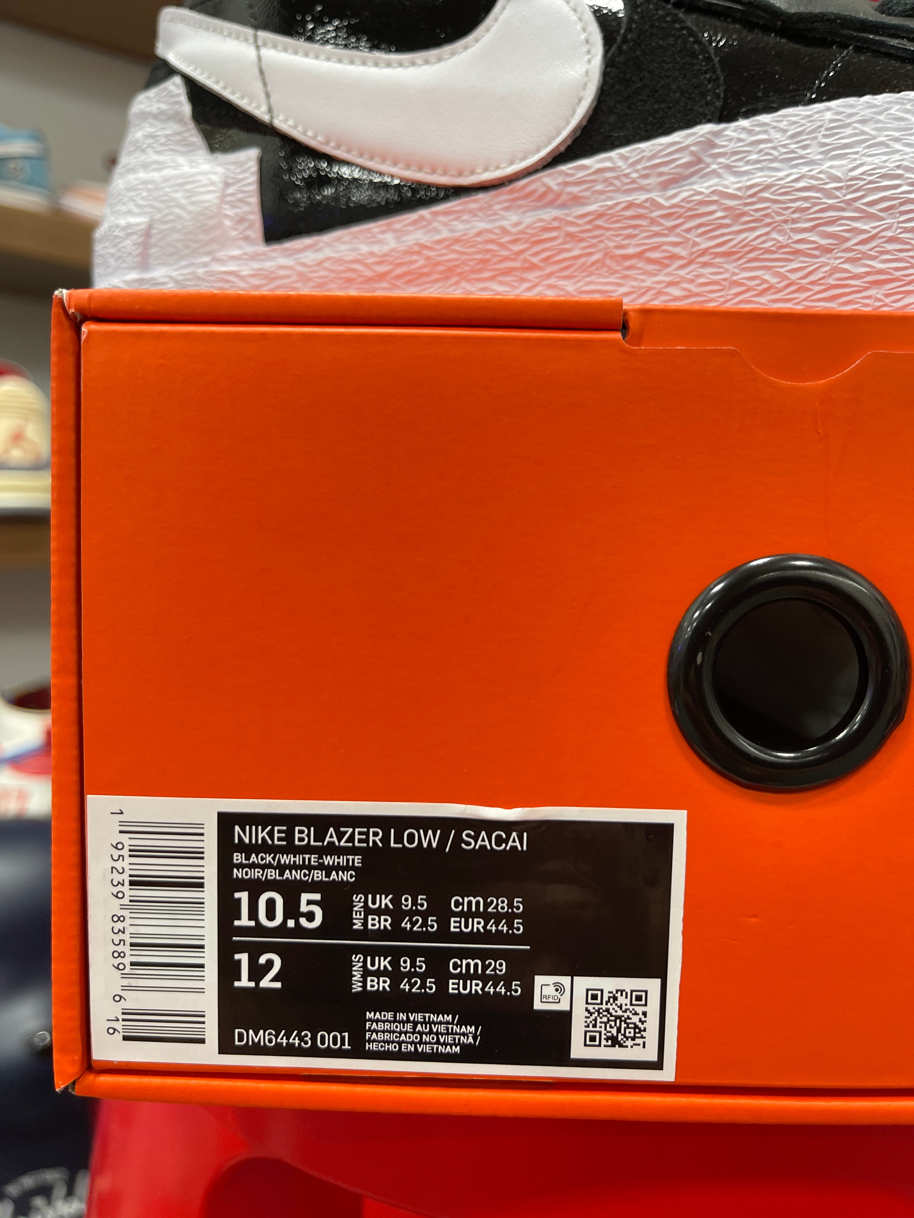 Nike Blazer Low Sacai Sz 10.5