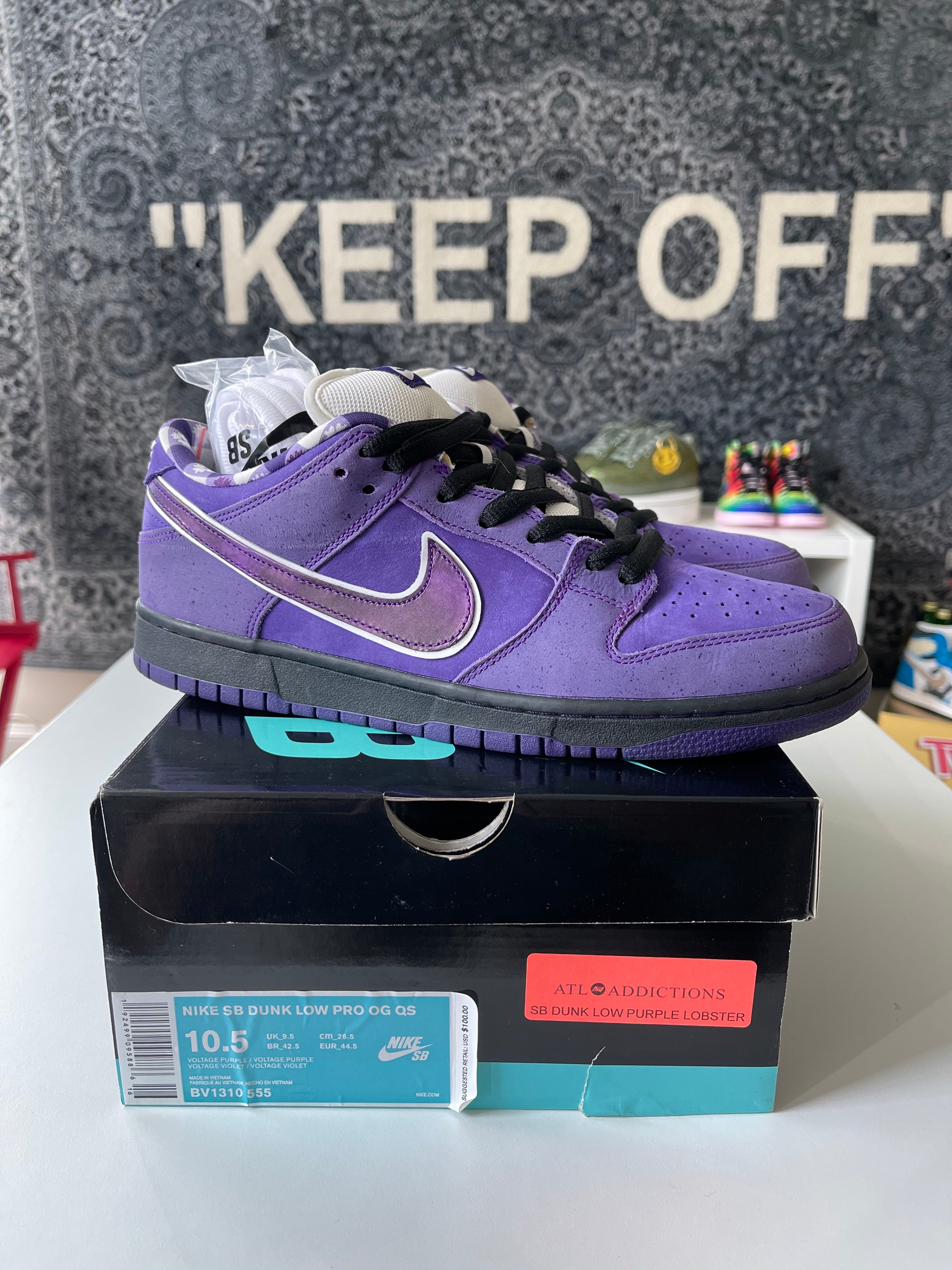 Nike SB Dunk LowPurple Lobster Sz 10.5