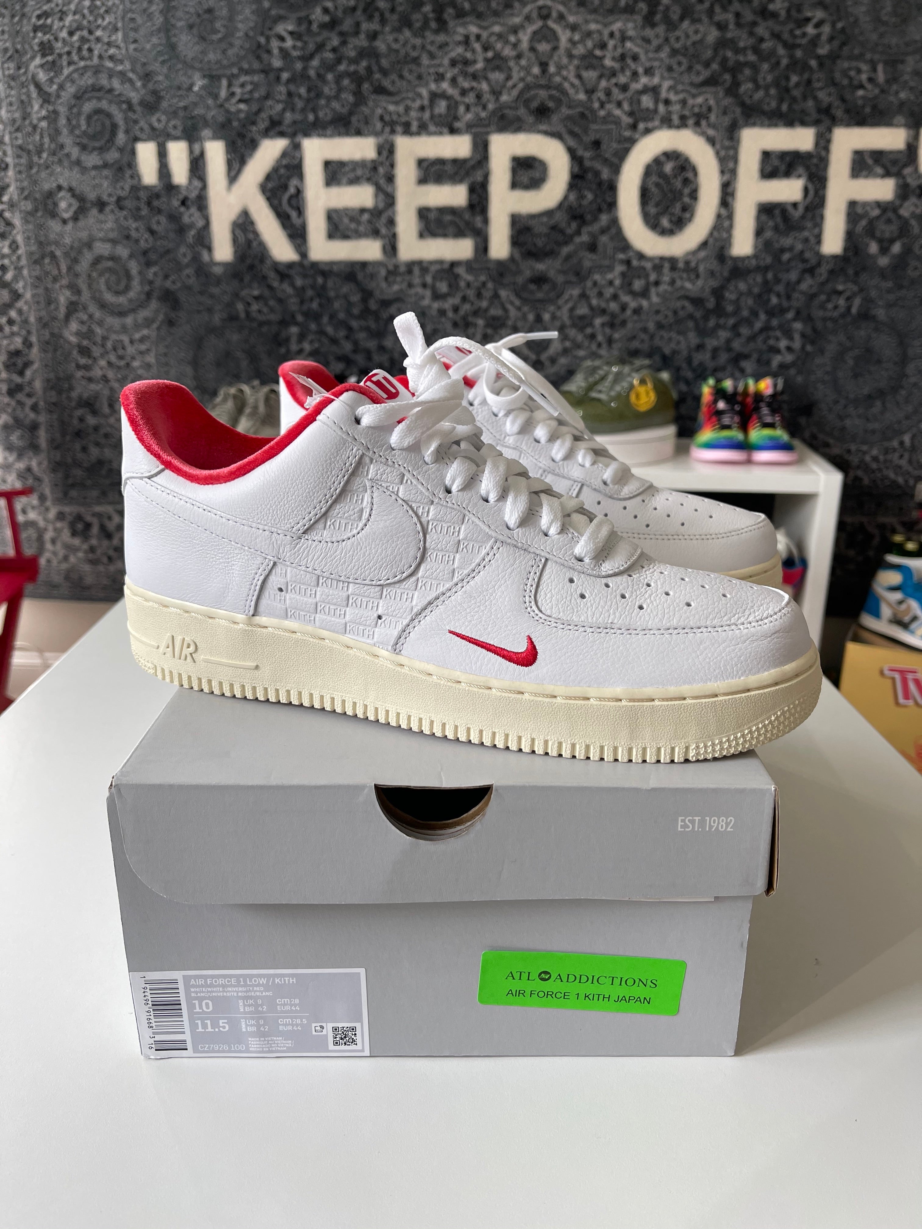 KITH x Air Force 1 Low 'Tokyo' Sz 10