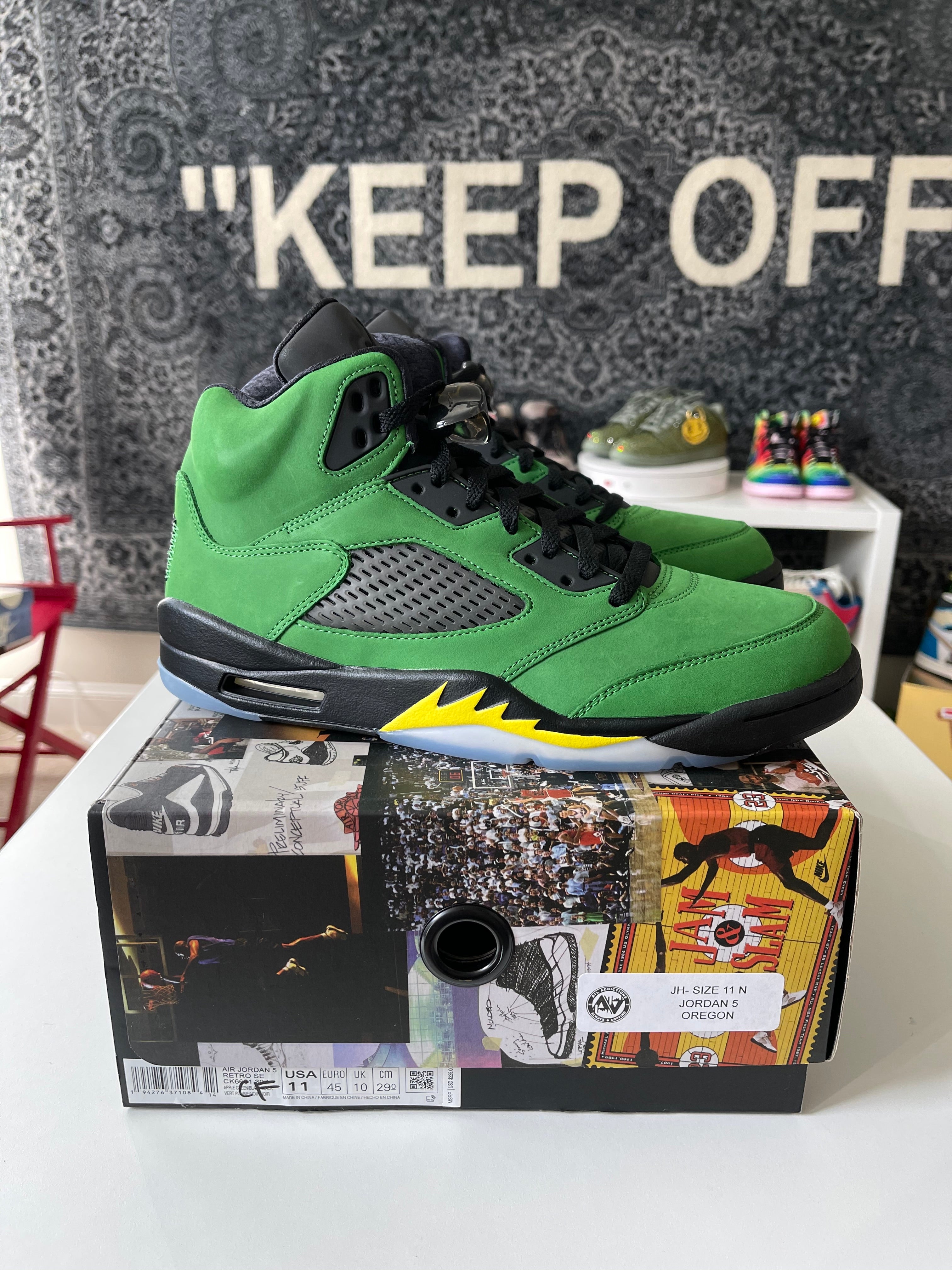 Jordan 5 Retro SE Oregon  Sz 11