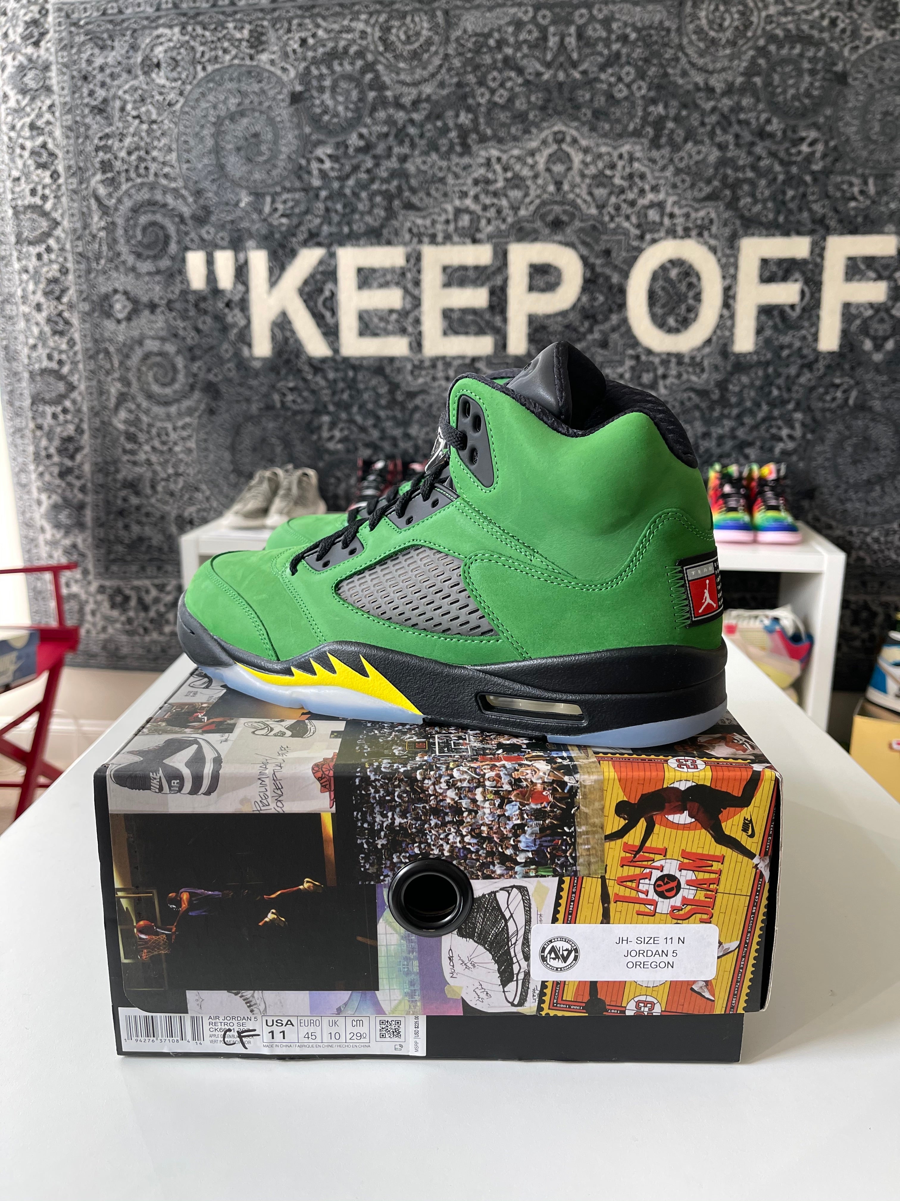 Jordan 5 Retro SE Oregon  Sz 11