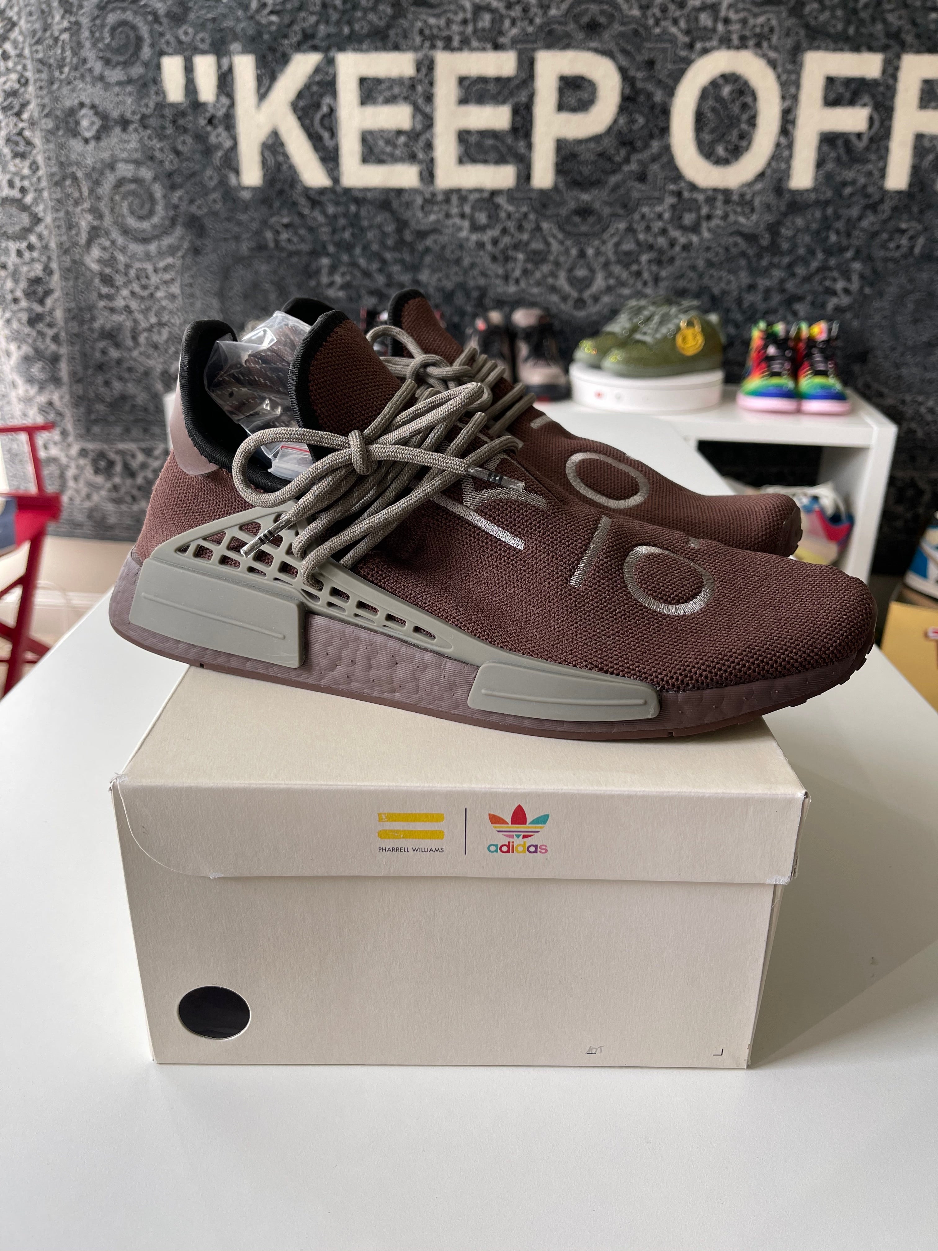 adidas NMD Hu Pharrell Chocolate Sz 11