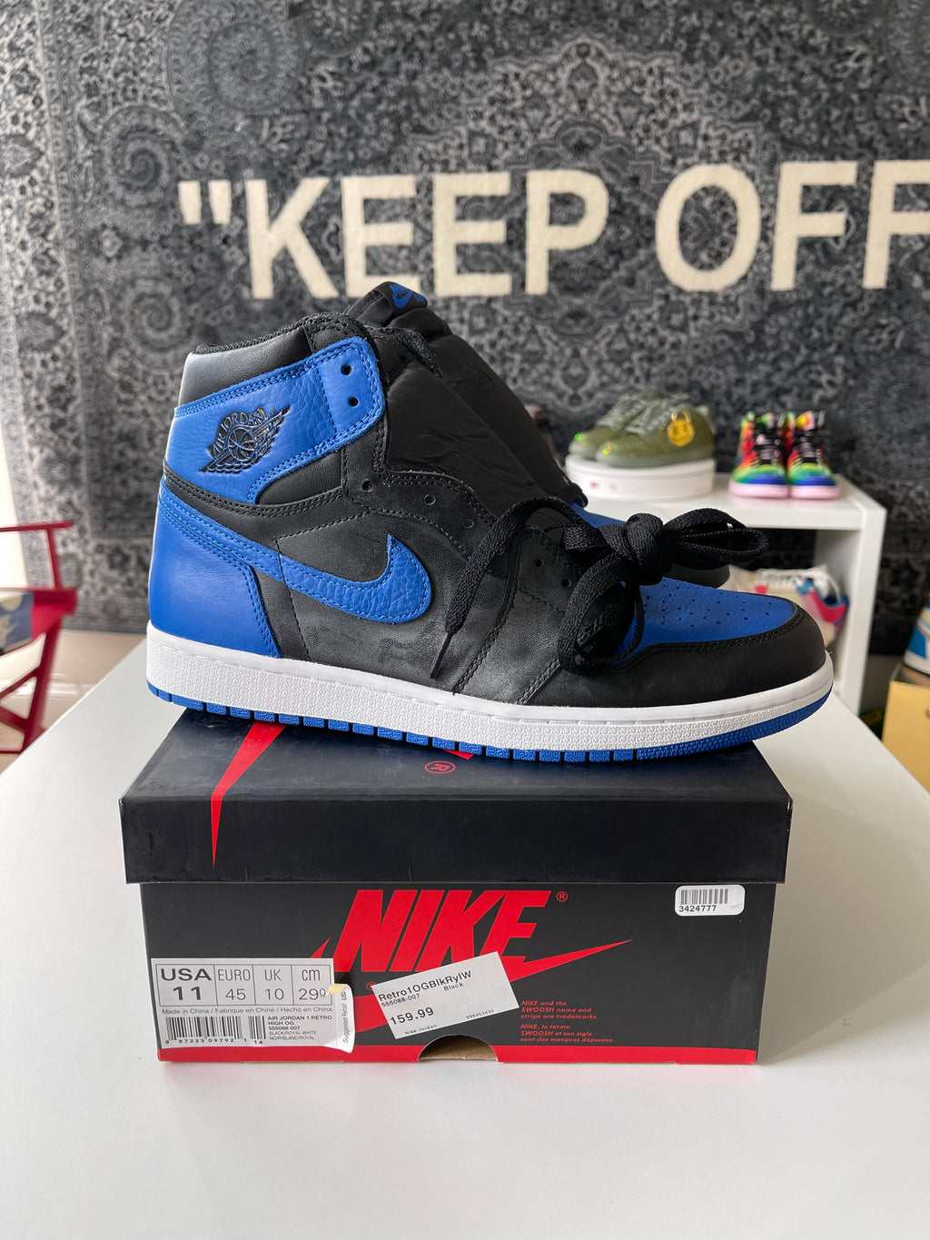 Nike Jordan 1 Royal Sz 11