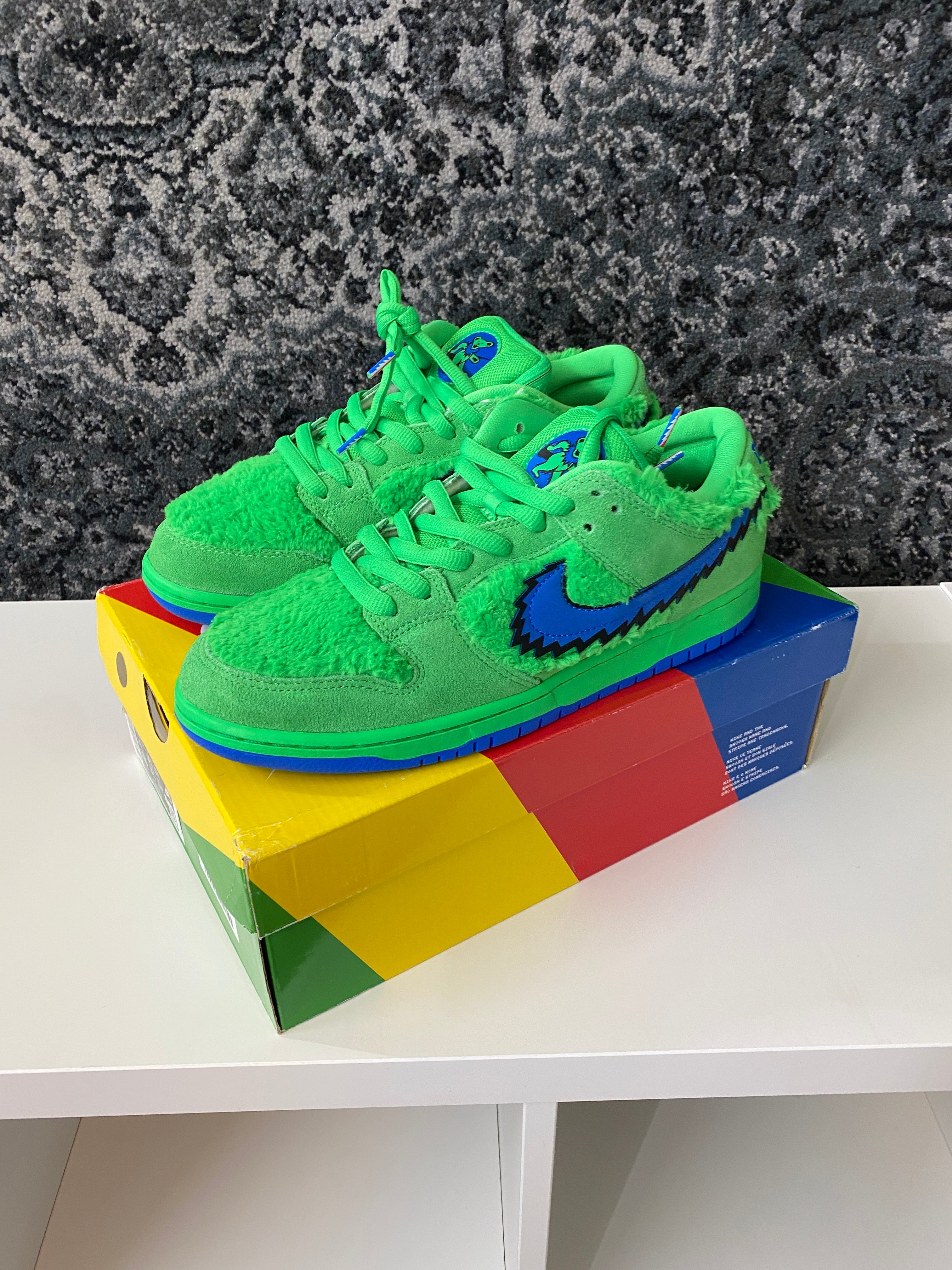 Nike SB Dunk Grateful Dead Bears Green sz 10