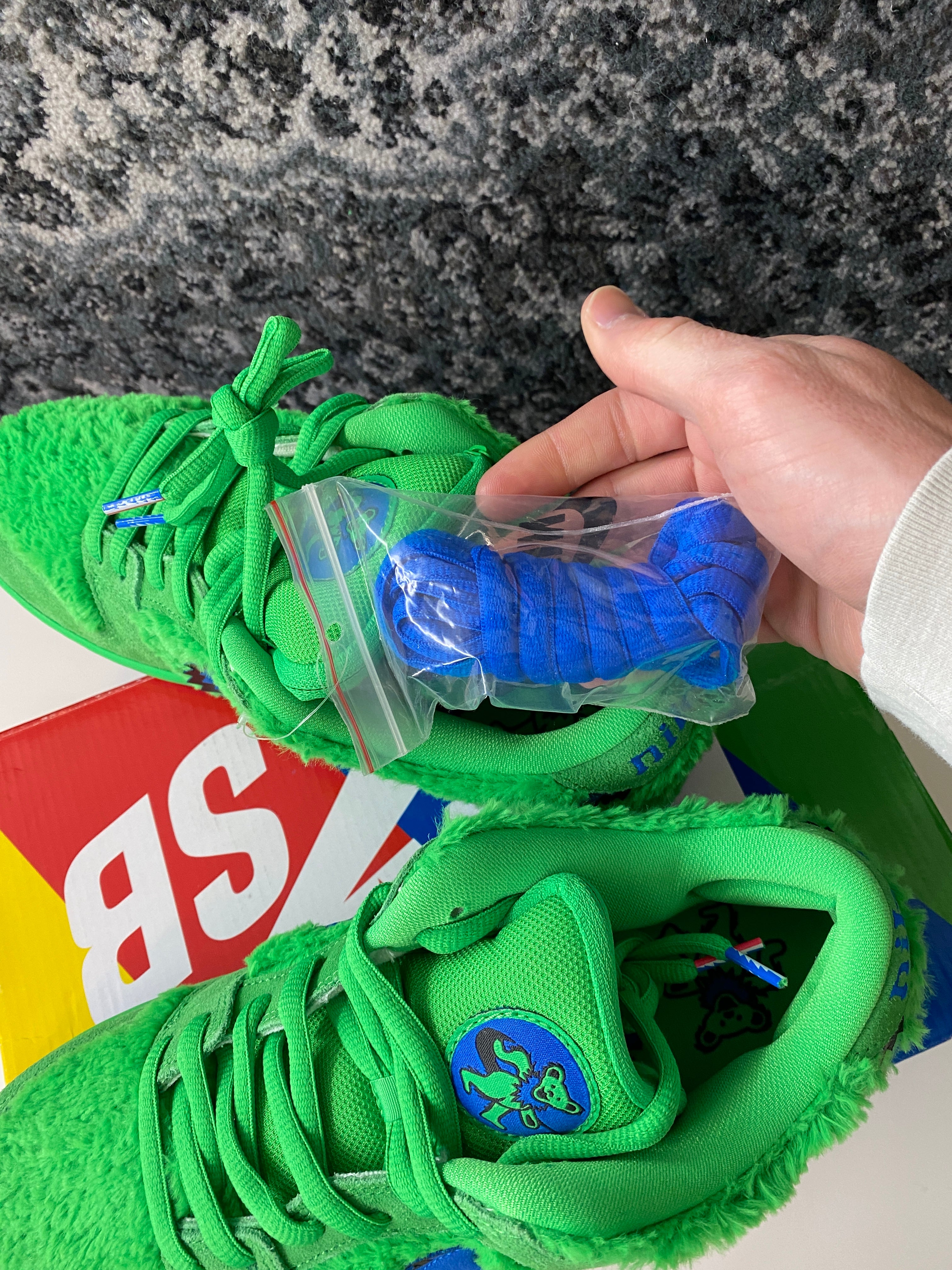 Nike SB Dunk Grateful Dead Bears Green sz 10