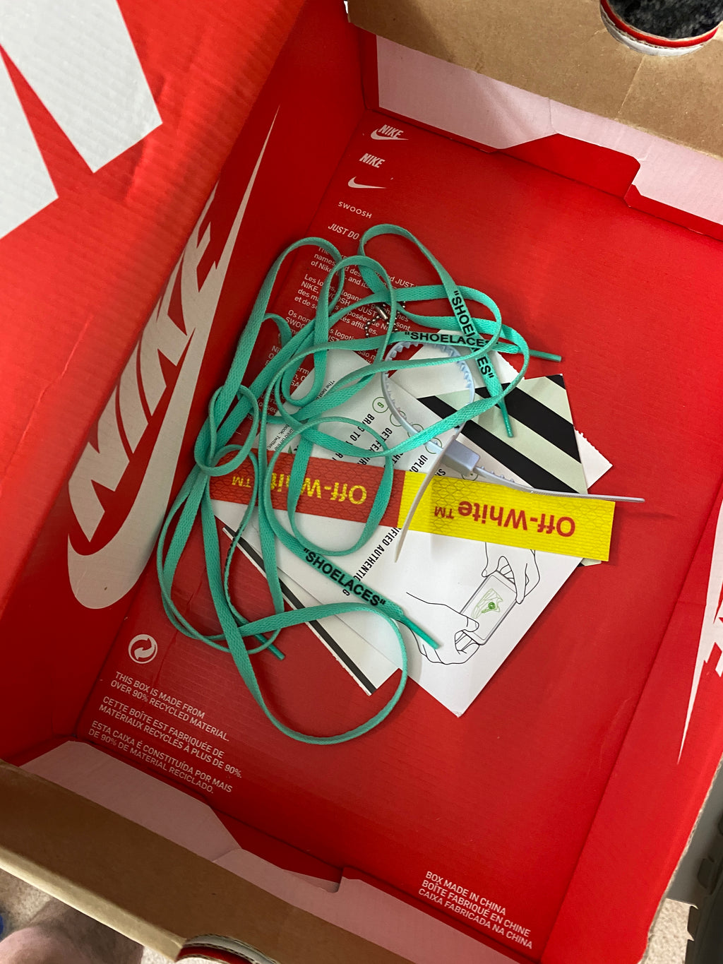 Nike Air Max 97 Off-White Menta Sz 8.5