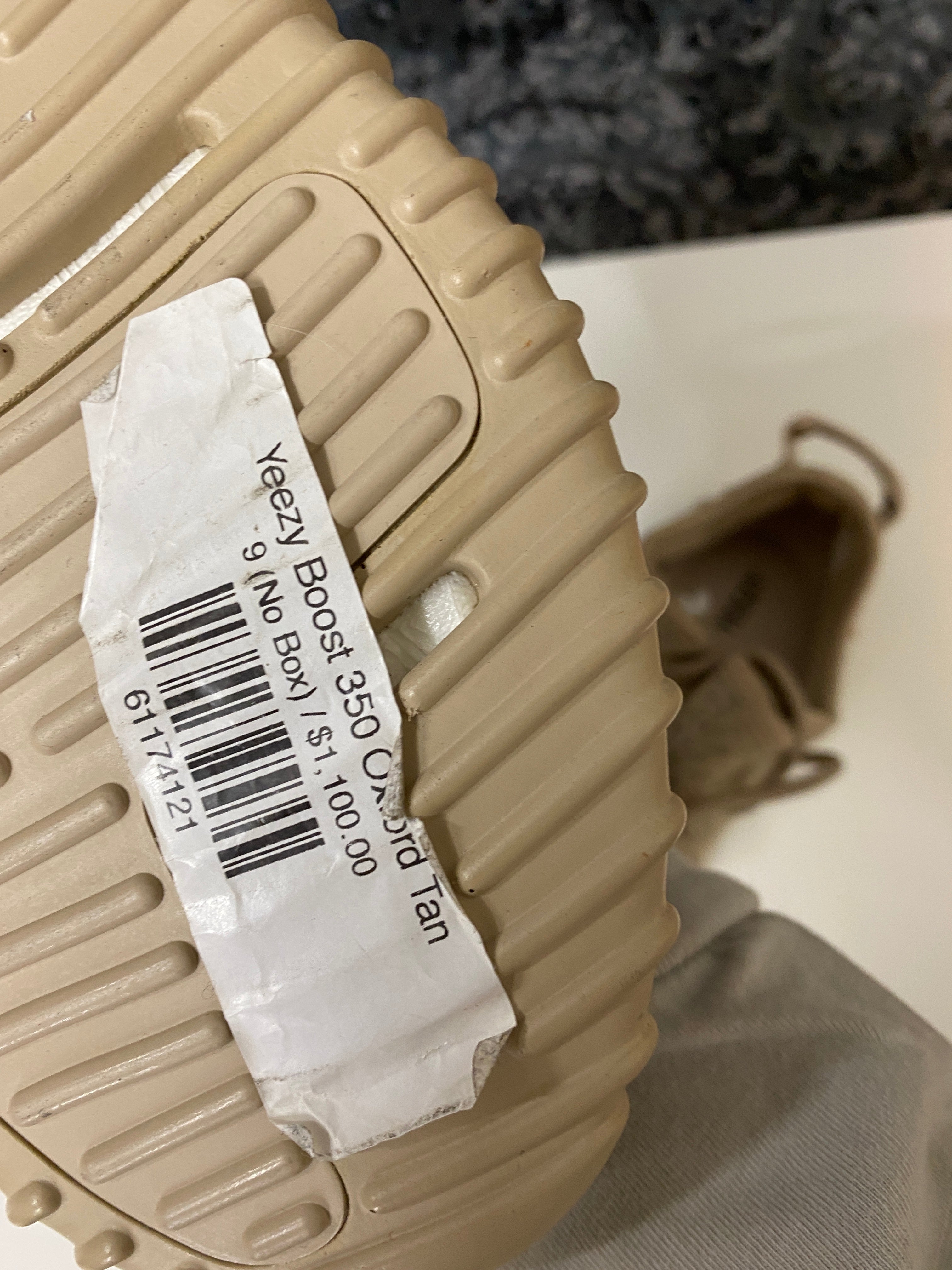 Adidas Yeezy 350 Boost Oxford Tan Sz 9