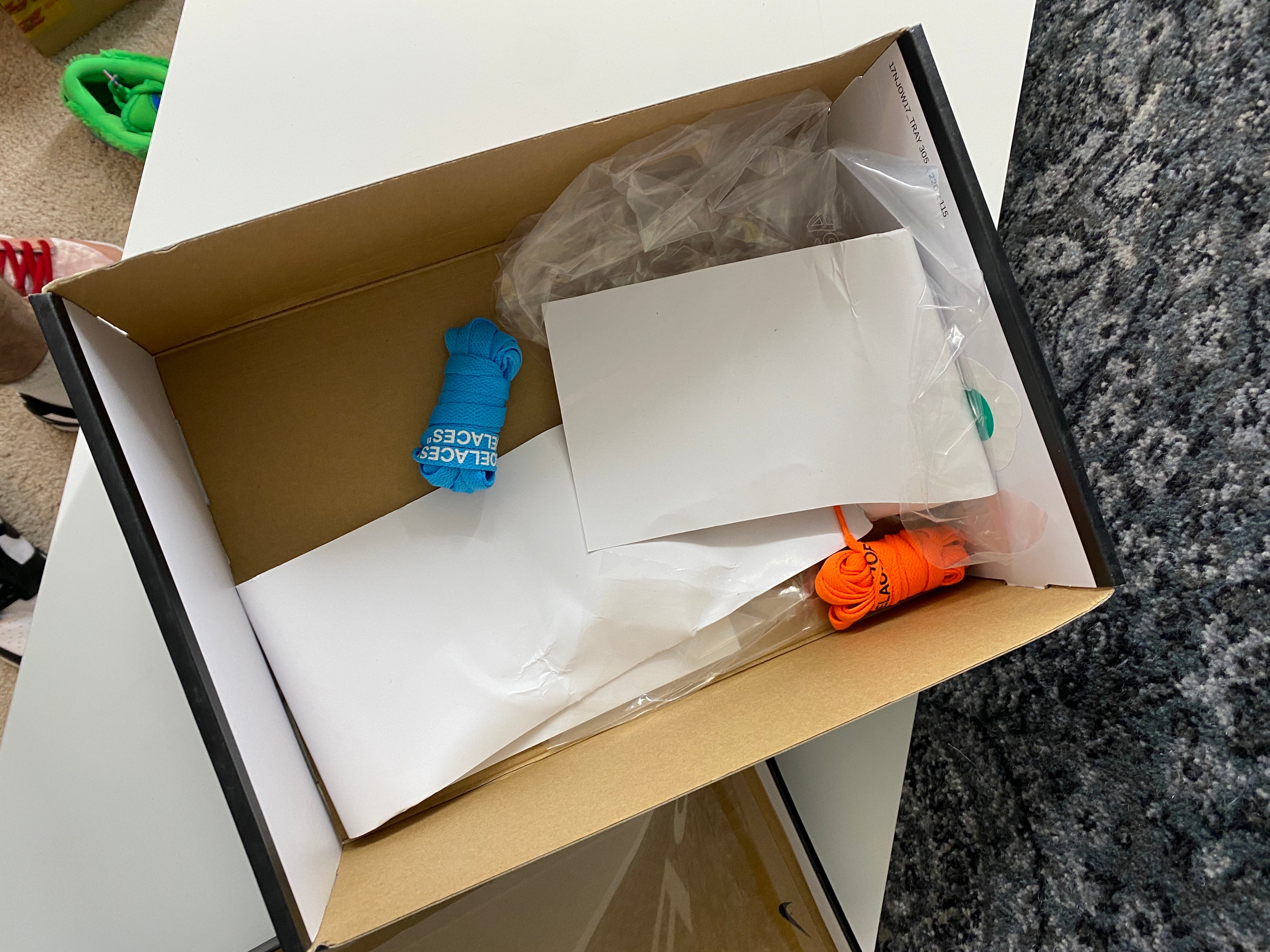 Jordan 1 Retro High Off-White UNC Sz 7.5
