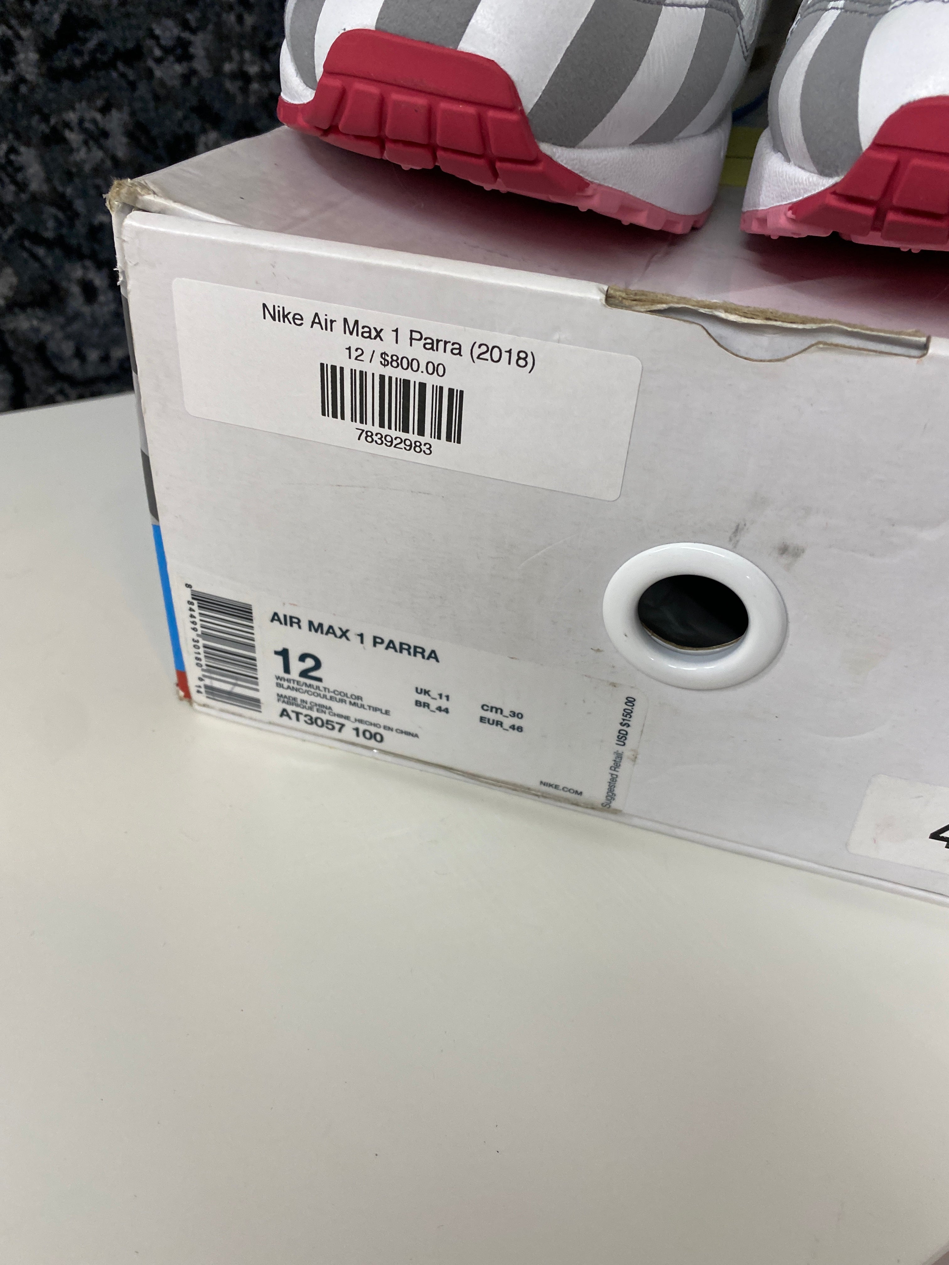 Nike Air Max 1 Parra (2018) Sz 11.5
