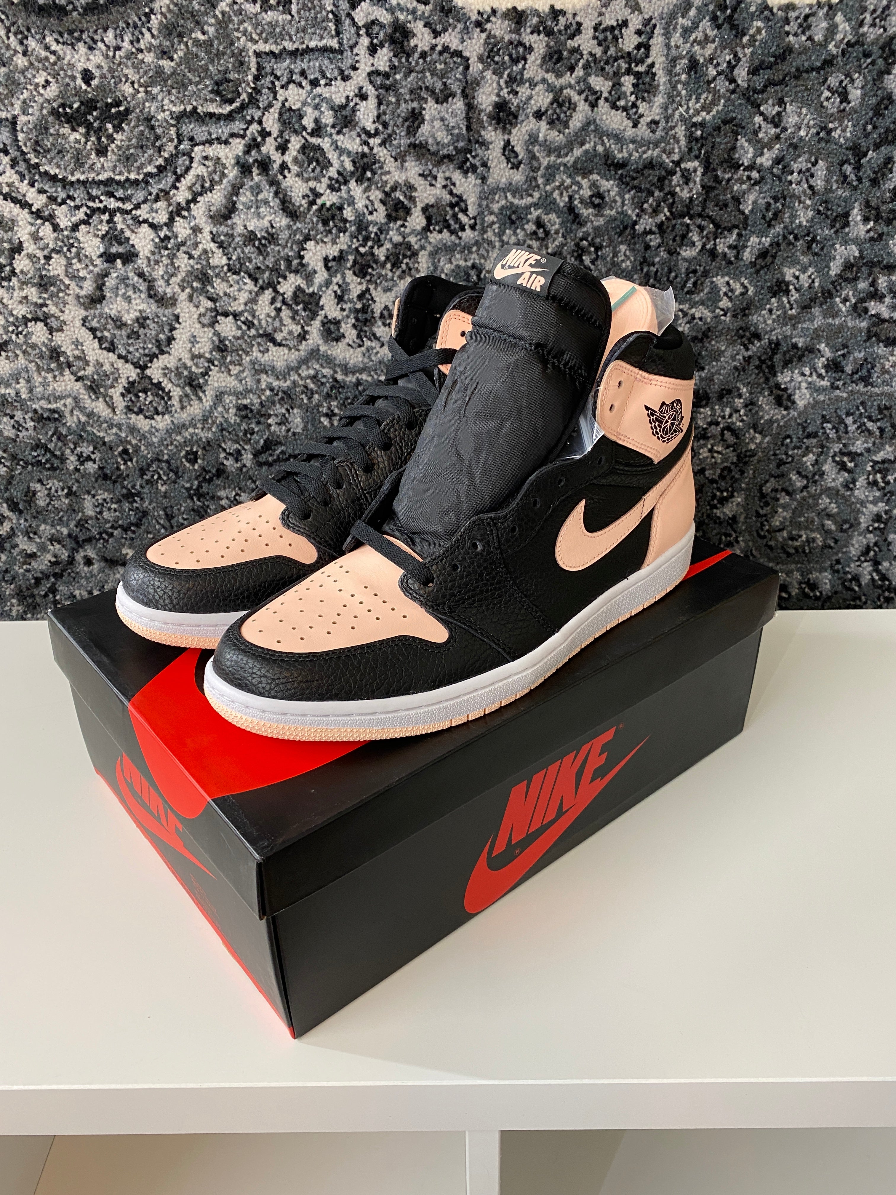 Jordan 1 Retro High Black Crimson Tint Sz 11