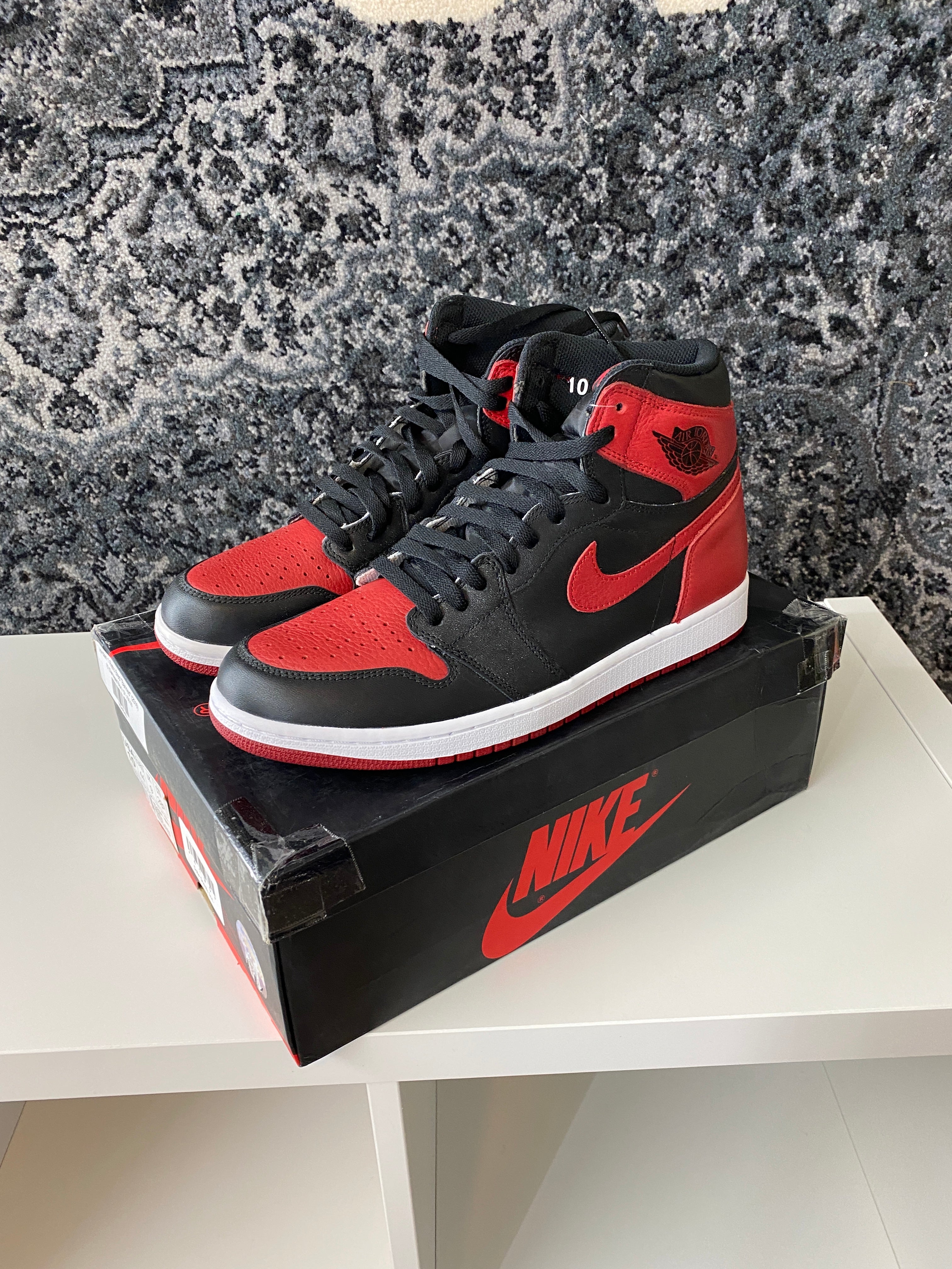 Jordan 1 Retro Bred "Banned" (2016) Sz 10