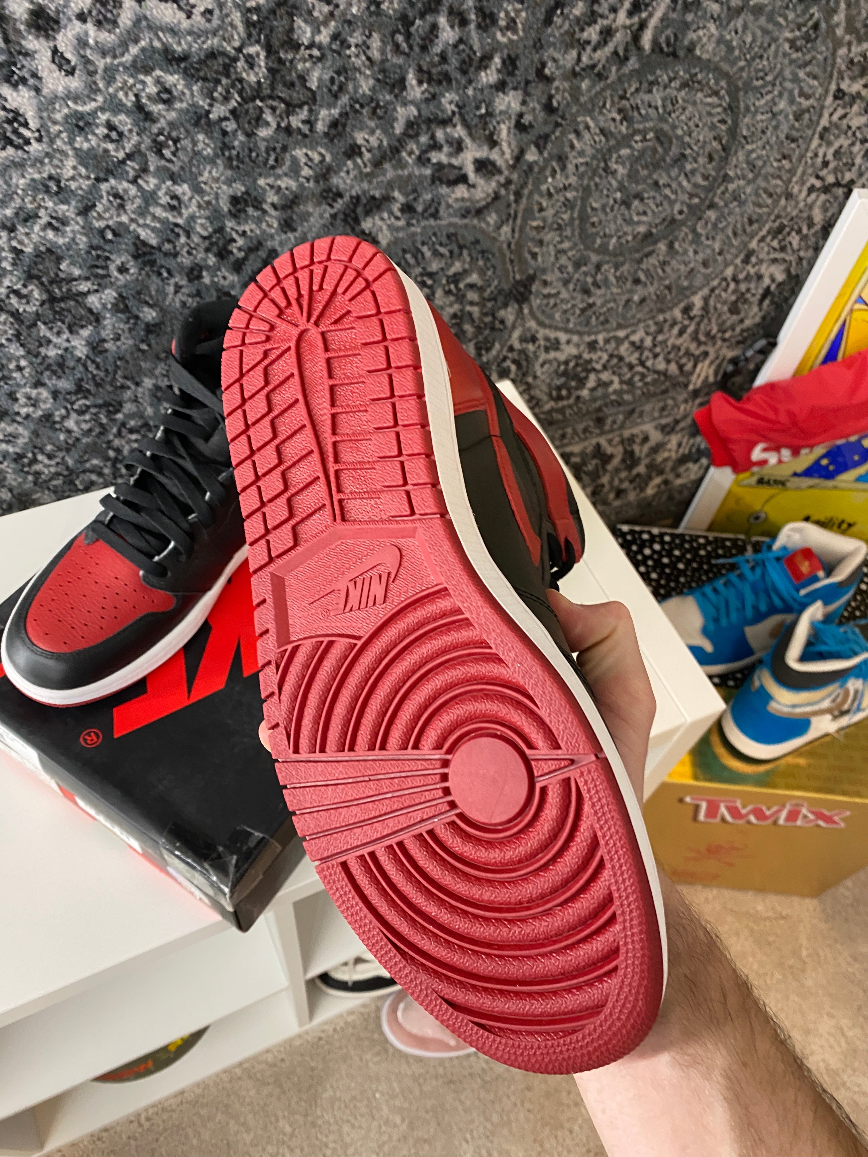 Jordan 1 Retro Bred "Banned" (2016) Sz 10
