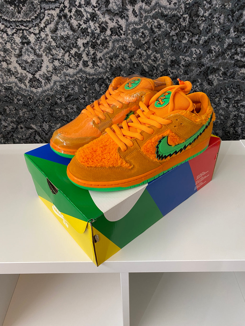 Nike SB Grateful Dead Bears Orange Sz 10