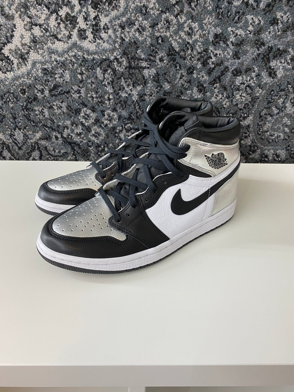 Jordan 1 Retro High Silver Toe Sz 9.5W NO BOX