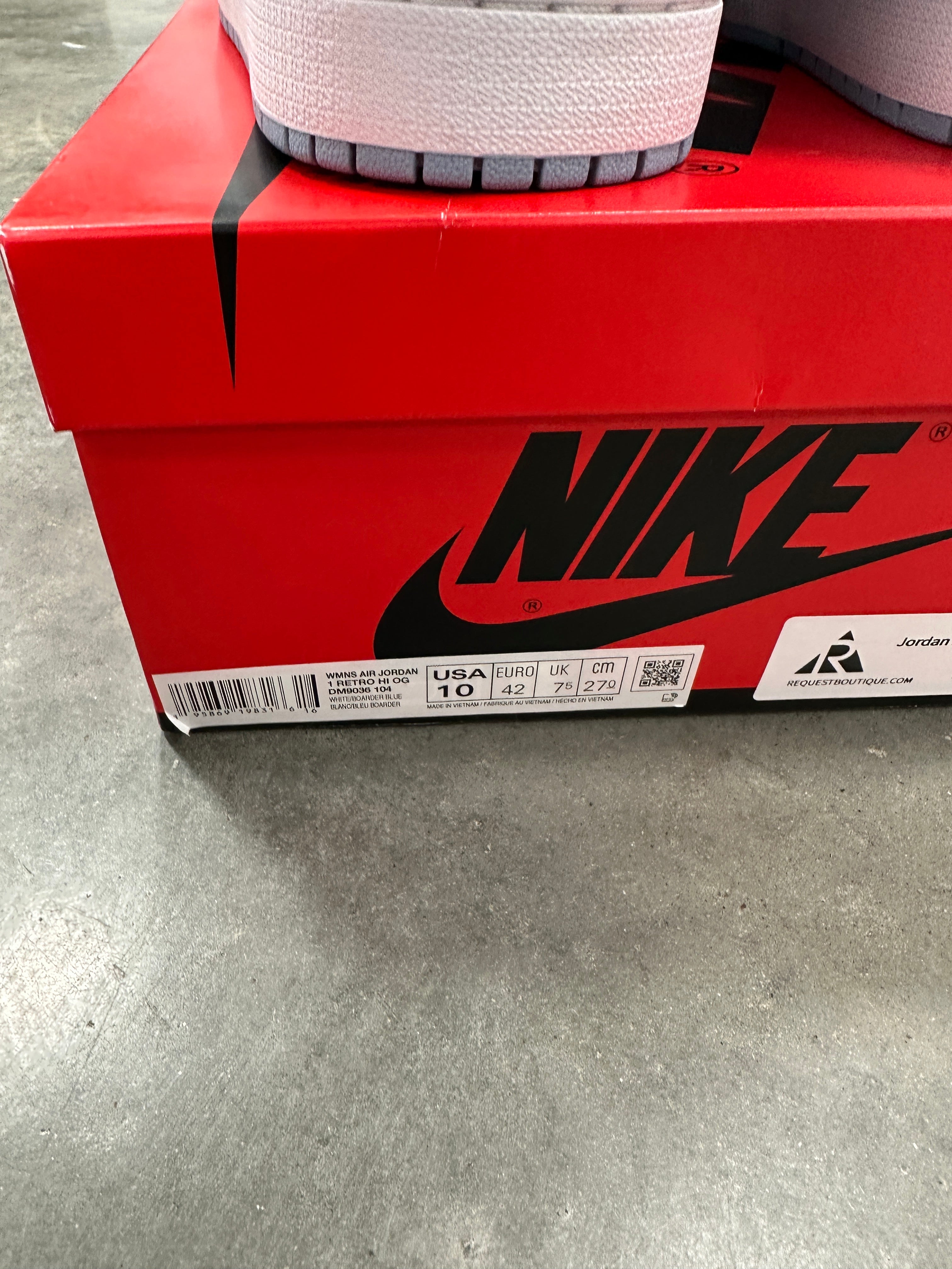 Jordan 1 High OG Denim (W)10 Mens Sz 8.5