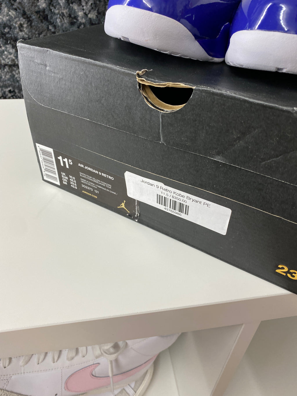 Jordan 9 Kobe PE Sz 11.5
