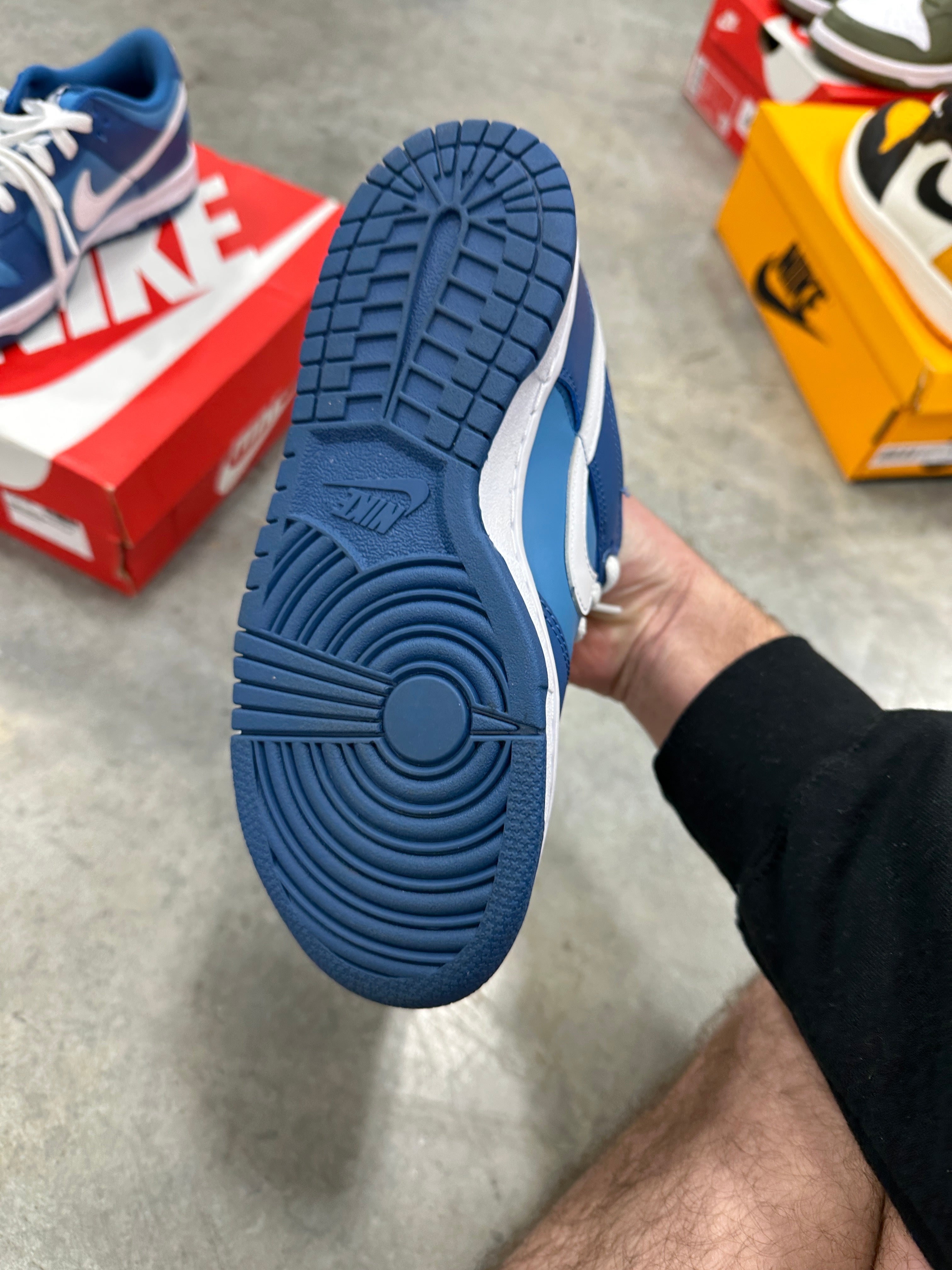 Nike Dunk Low Marina Blue Sz 4Y